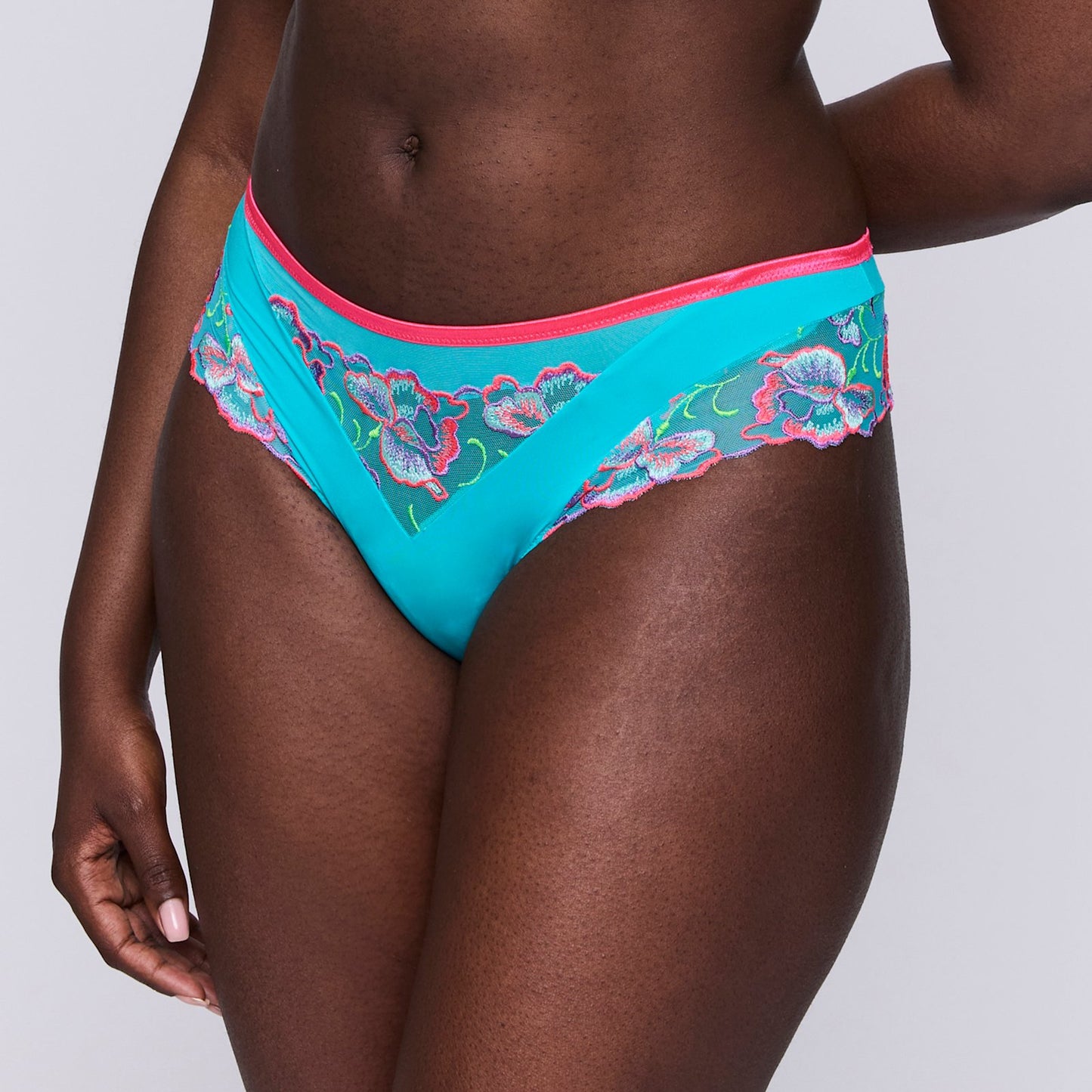 PrimaDonna Devdaha Luxury Thong in Mermaid