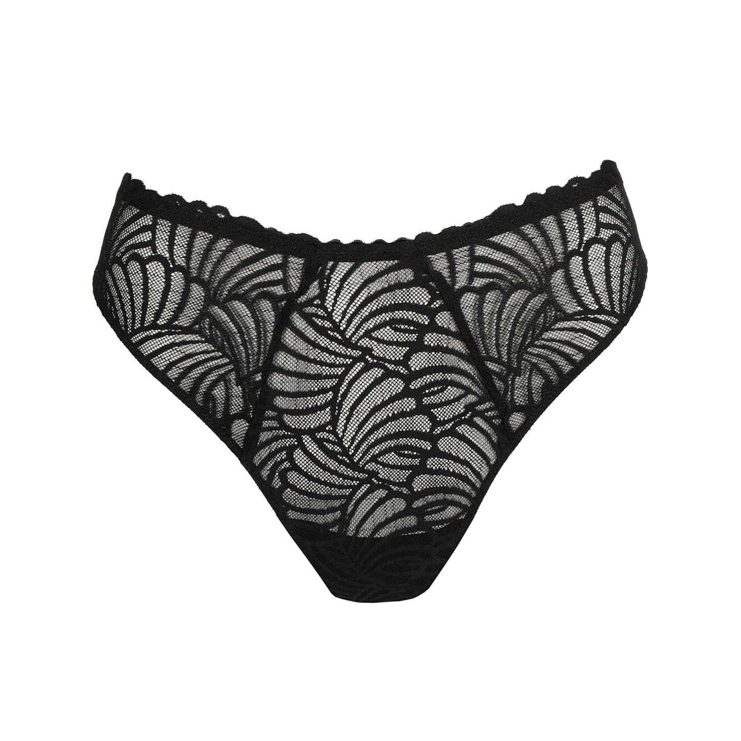 PrimaDonna Gallipoli Thong flat lay in Black