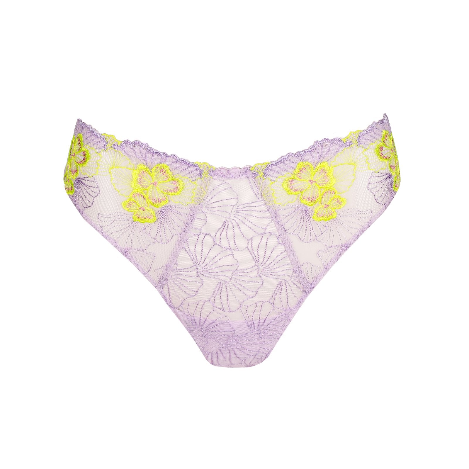 PrimaDonna Ixia Thong flat lay in Wisteria