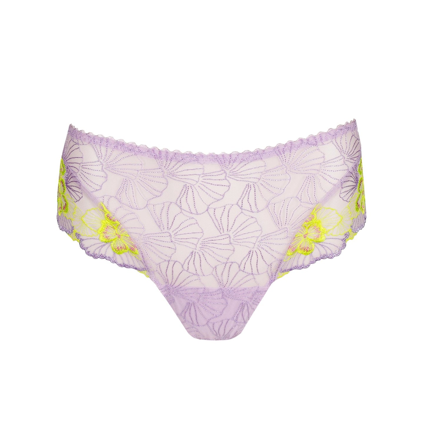 PrimaDonna Ixia Luxury Thong flat lay in Wisteria