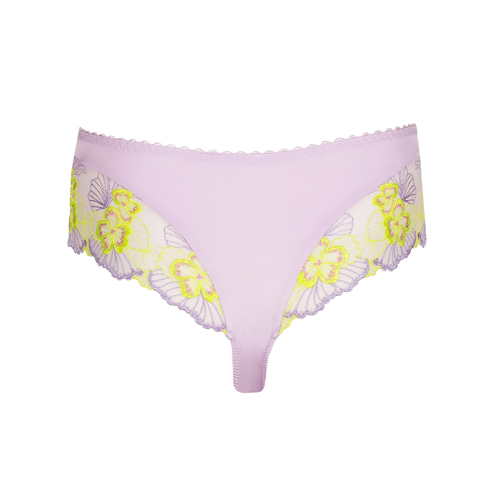 PrimaDonna Ixia Luxury Thong flat lay in Wisteria