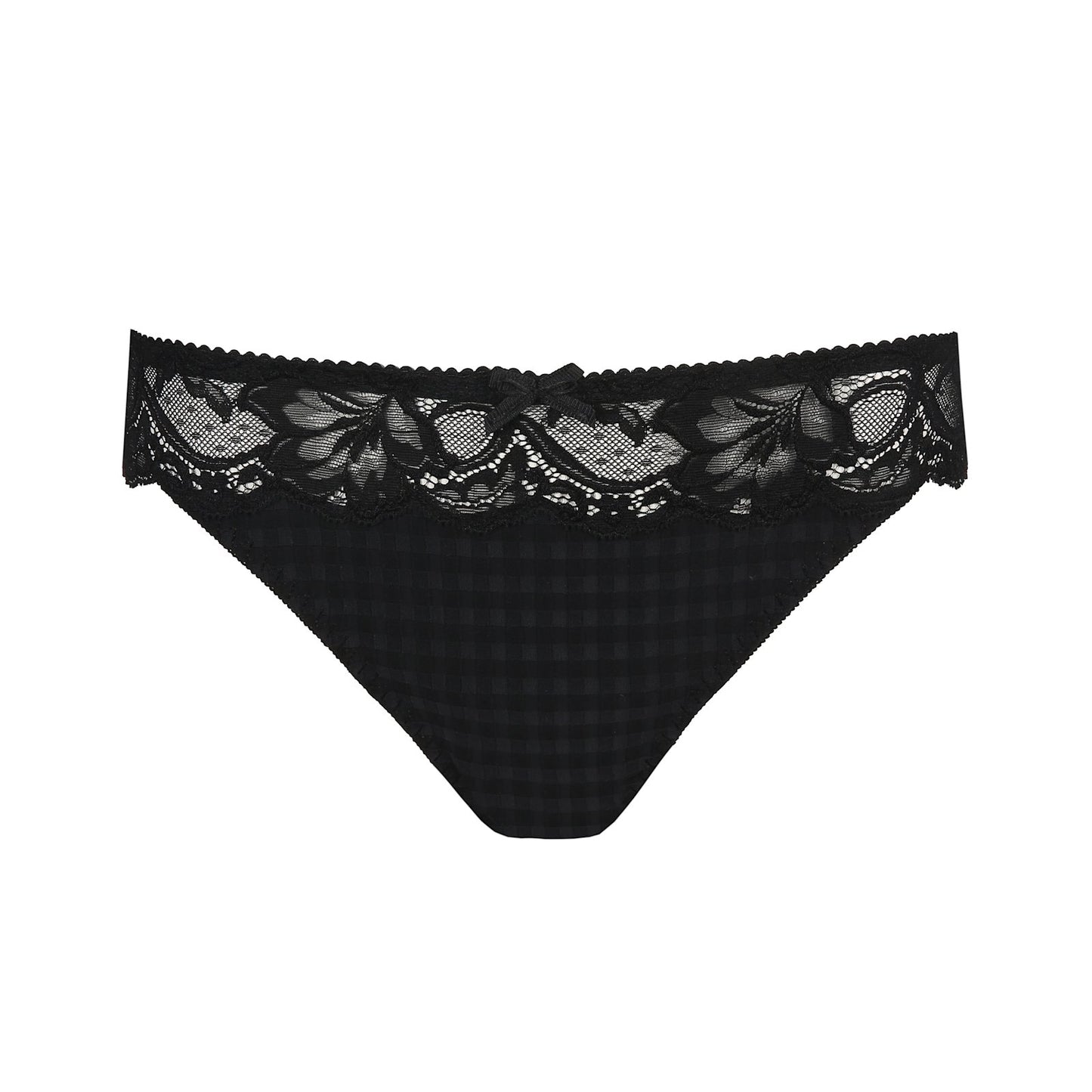 PrimaDonna Madison Thong flat lay in Black