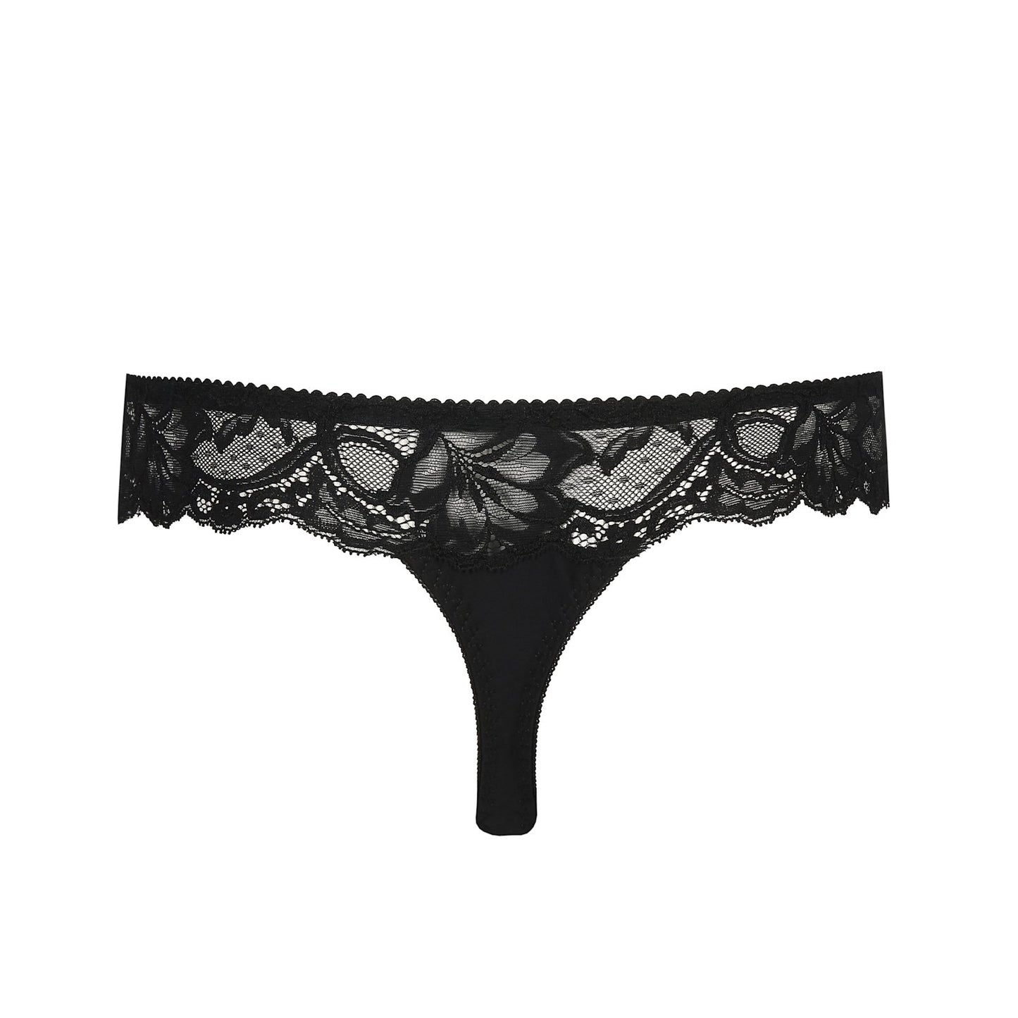 PrimaDonna Madison Thong flat lay in Black