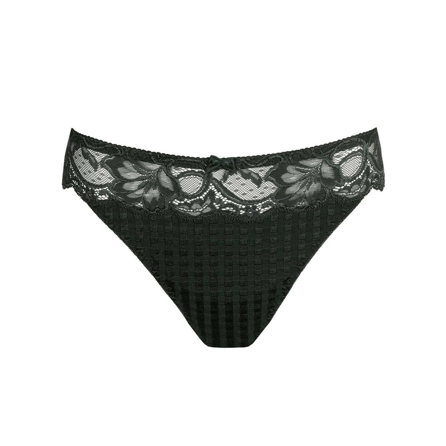 PrimaDonna Madison Thong flat lay in Deep Forest