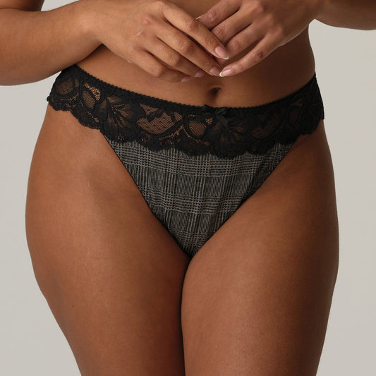 PrimaDonna Madison Thong in Black Tailor