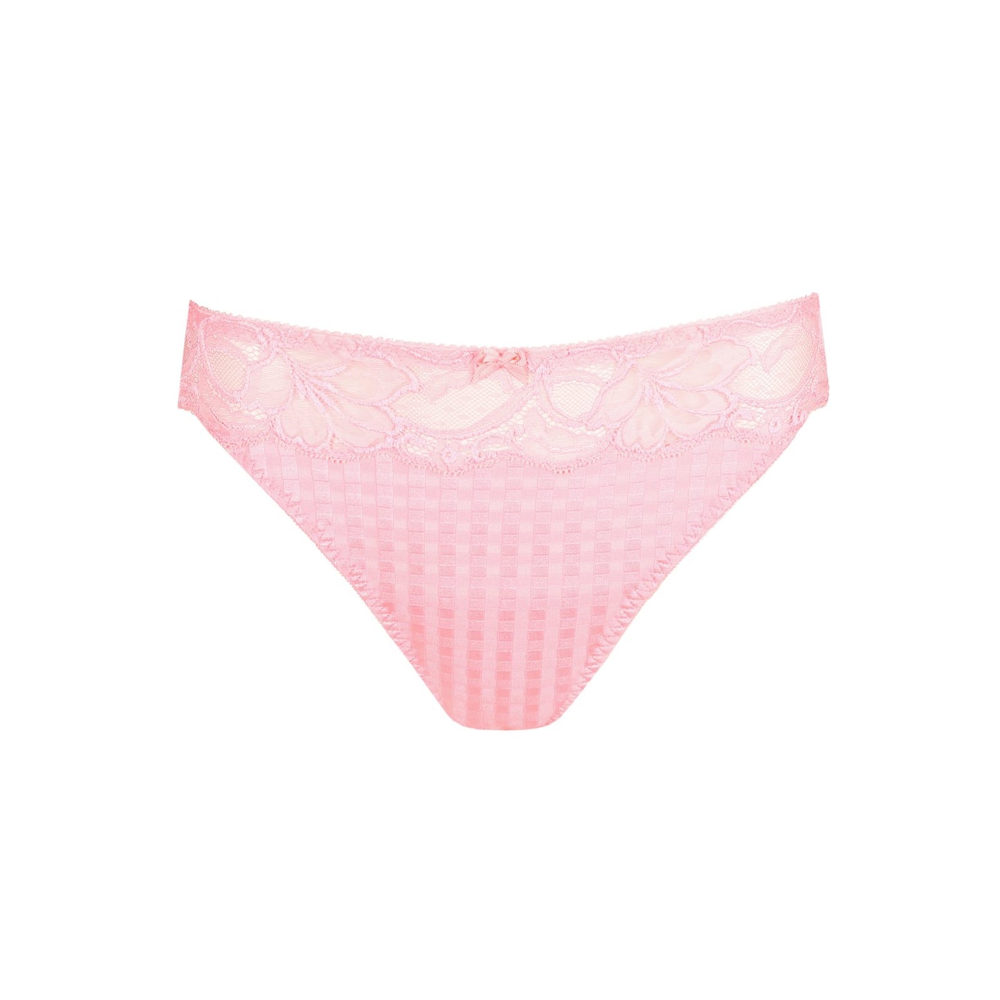 PrimaDonna Madison Thong flat lay in Pink Parfait