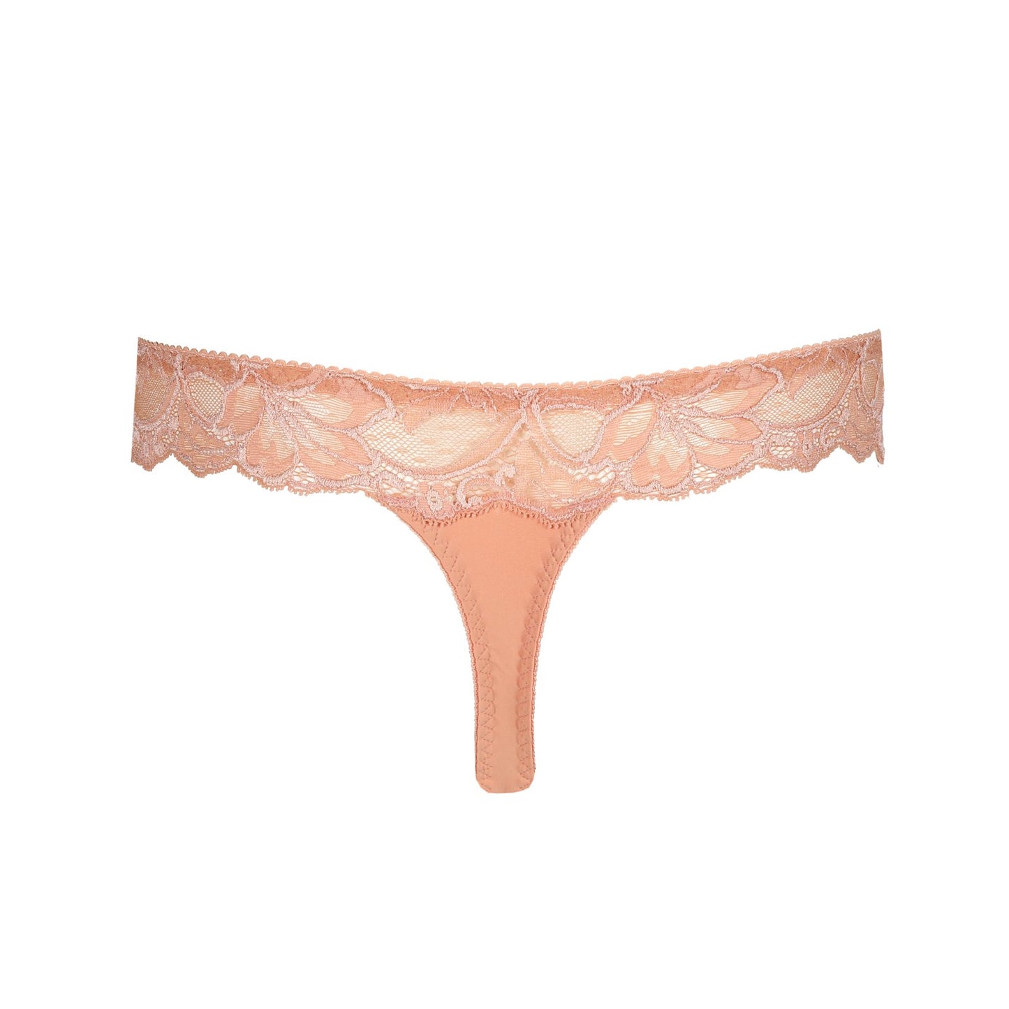 PrimaDonna Madison Thong flat lay in Sweet Dust