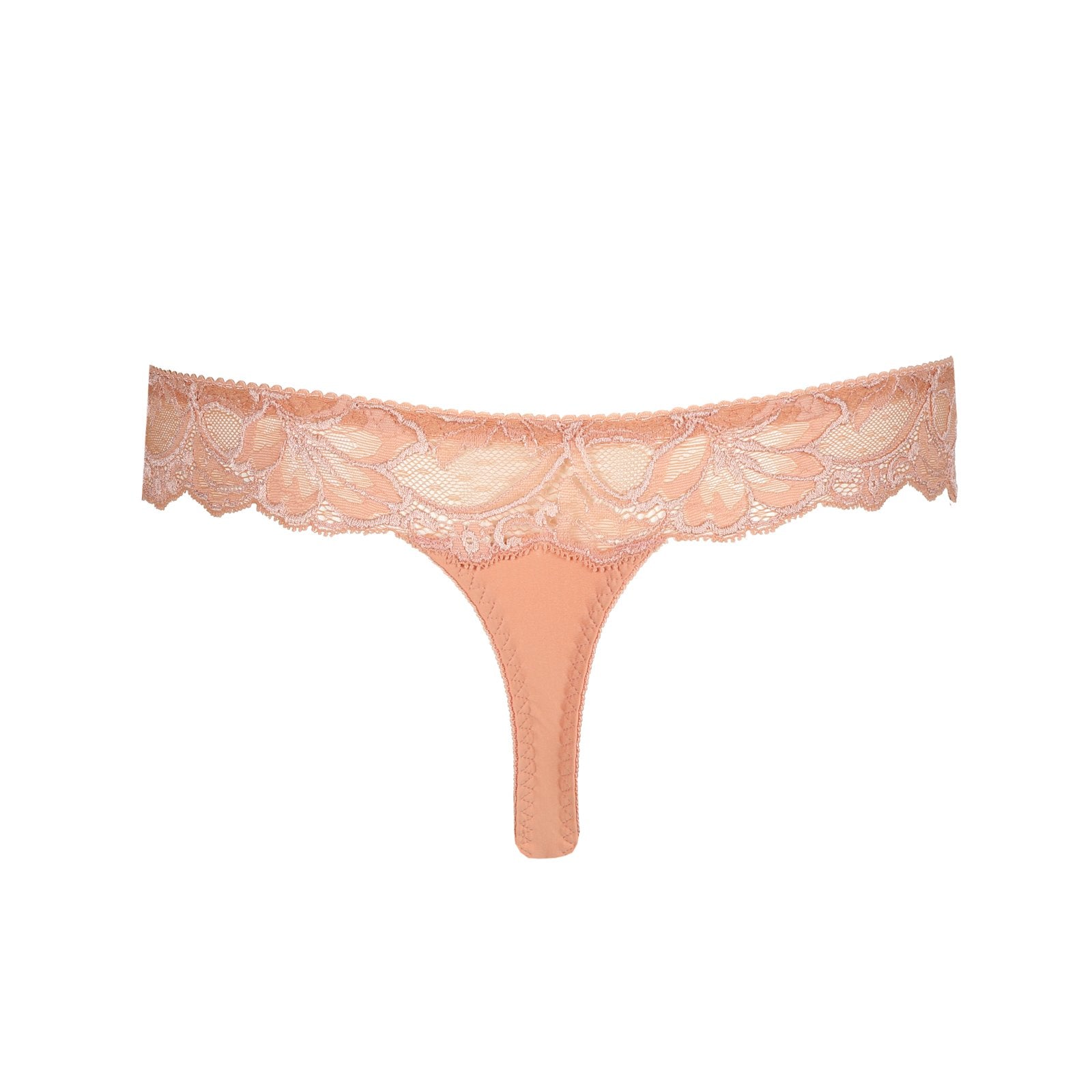 PrimaDonna Madison Thong flat lay in Sweet Dust