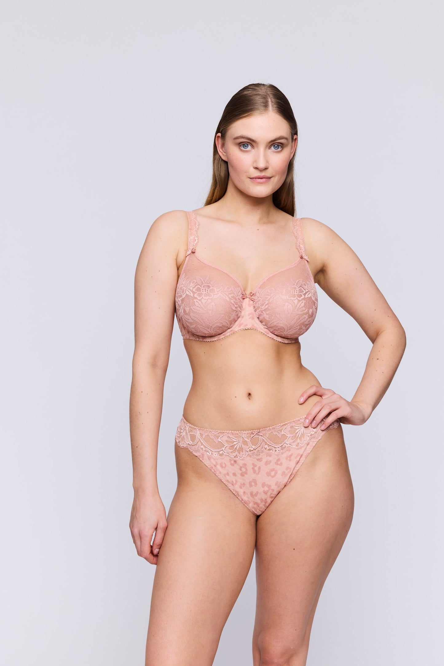 PrimaDonna Madison Thong on model in Sweet Dust