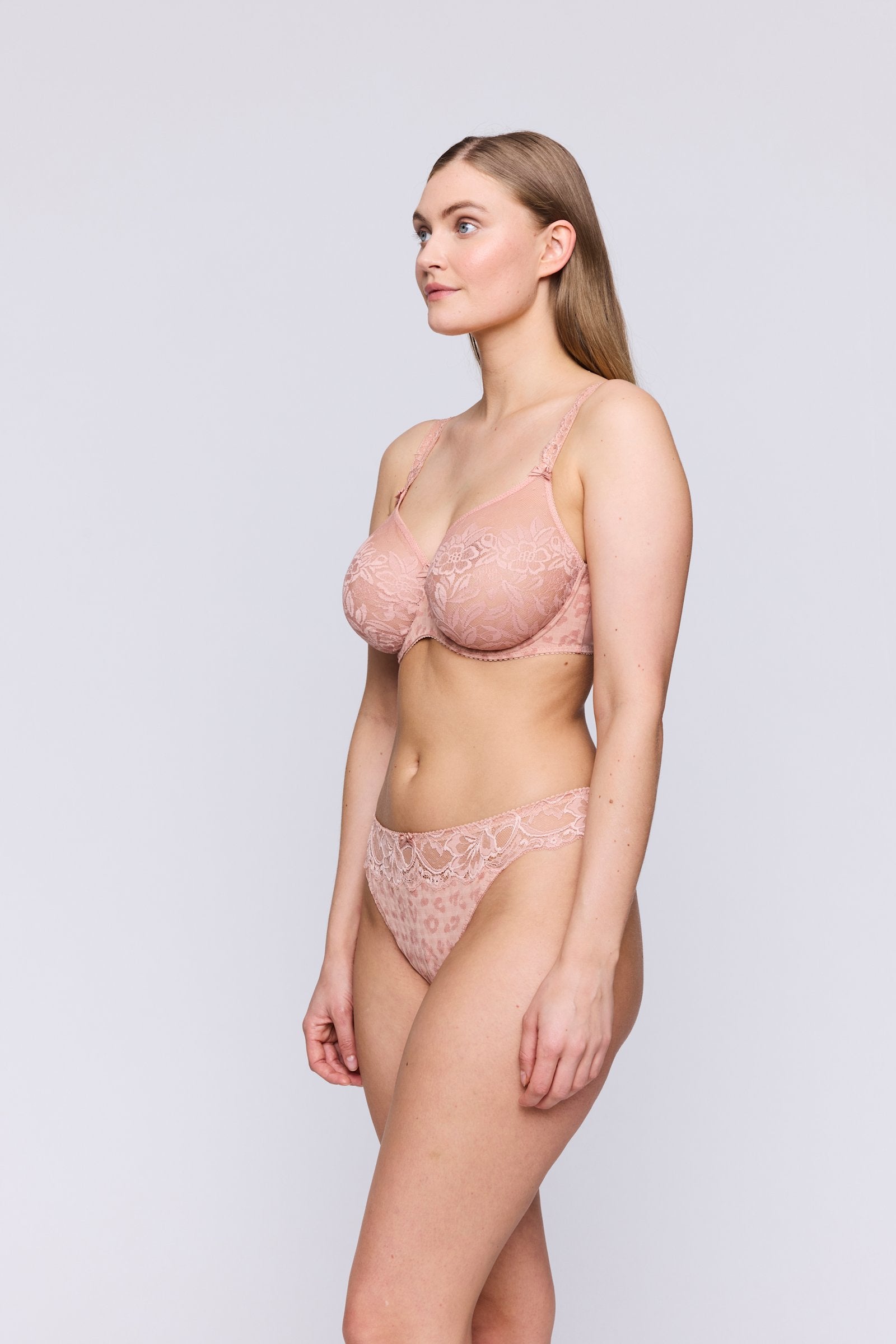 PrimaDonna Madison Thong on model in Sweet Dust