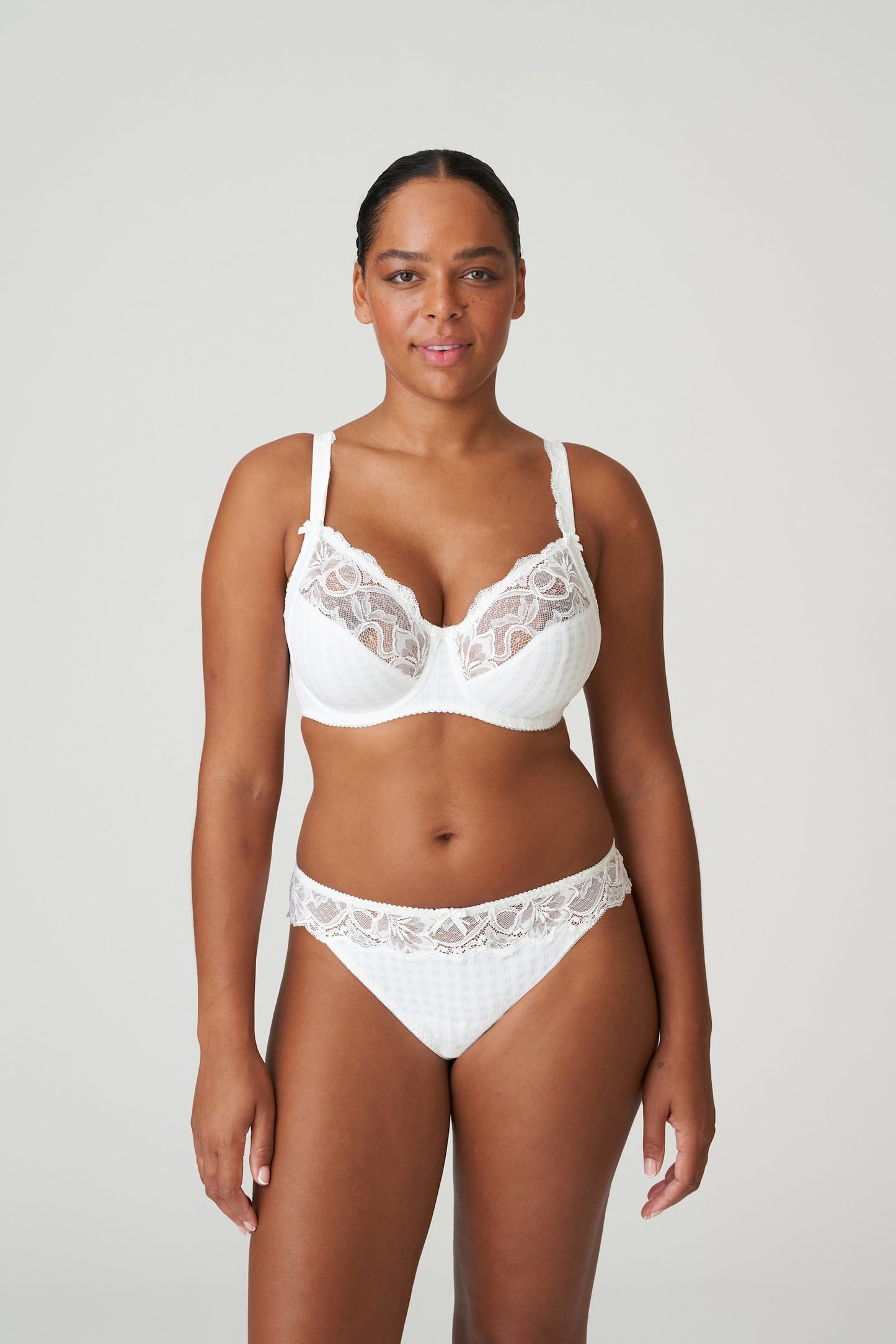 PrimaDonna Madison Thong on model in White