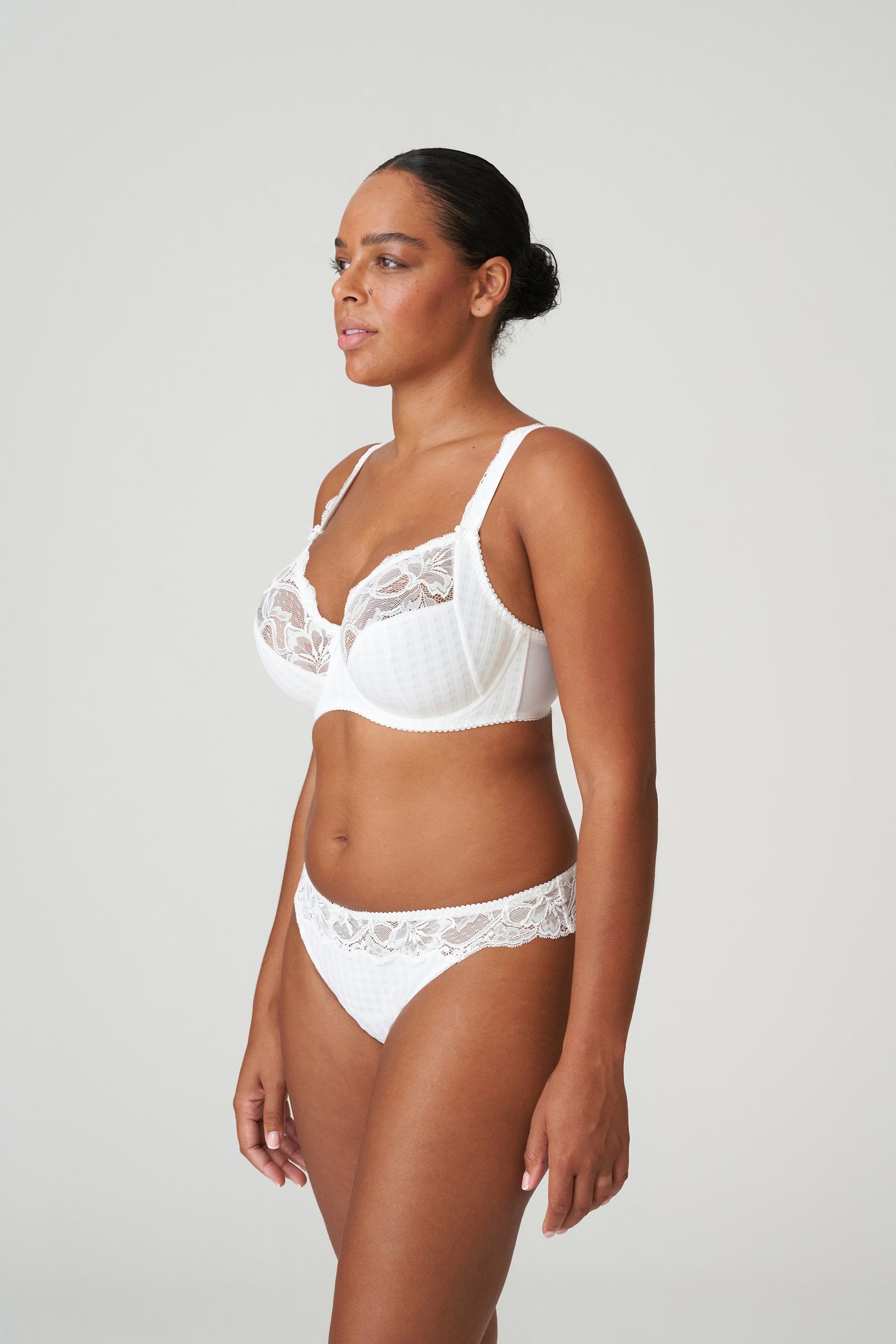 PrimaDonna Madison Thong on model in White