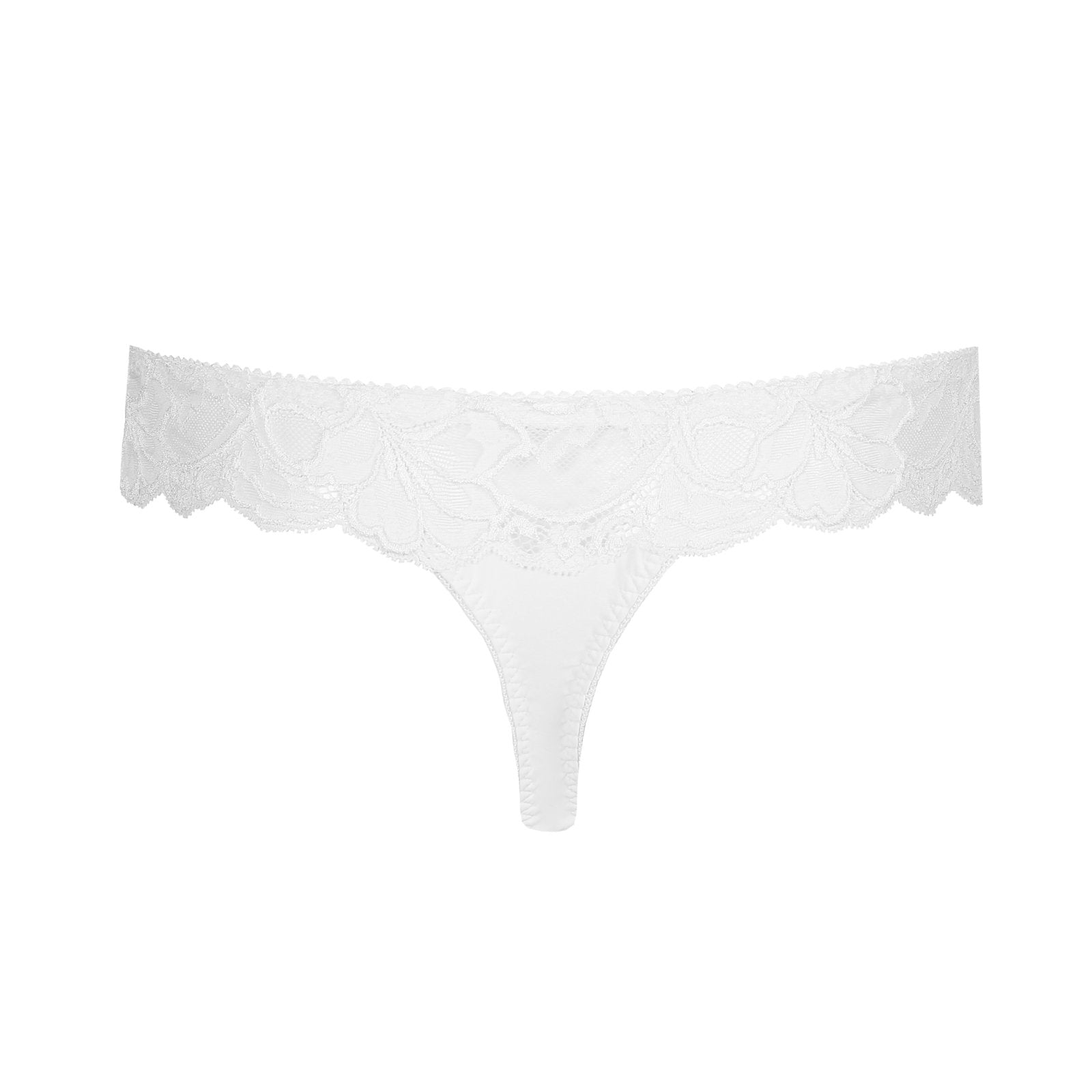 PrimaDonna Madison Thong flat lay in White