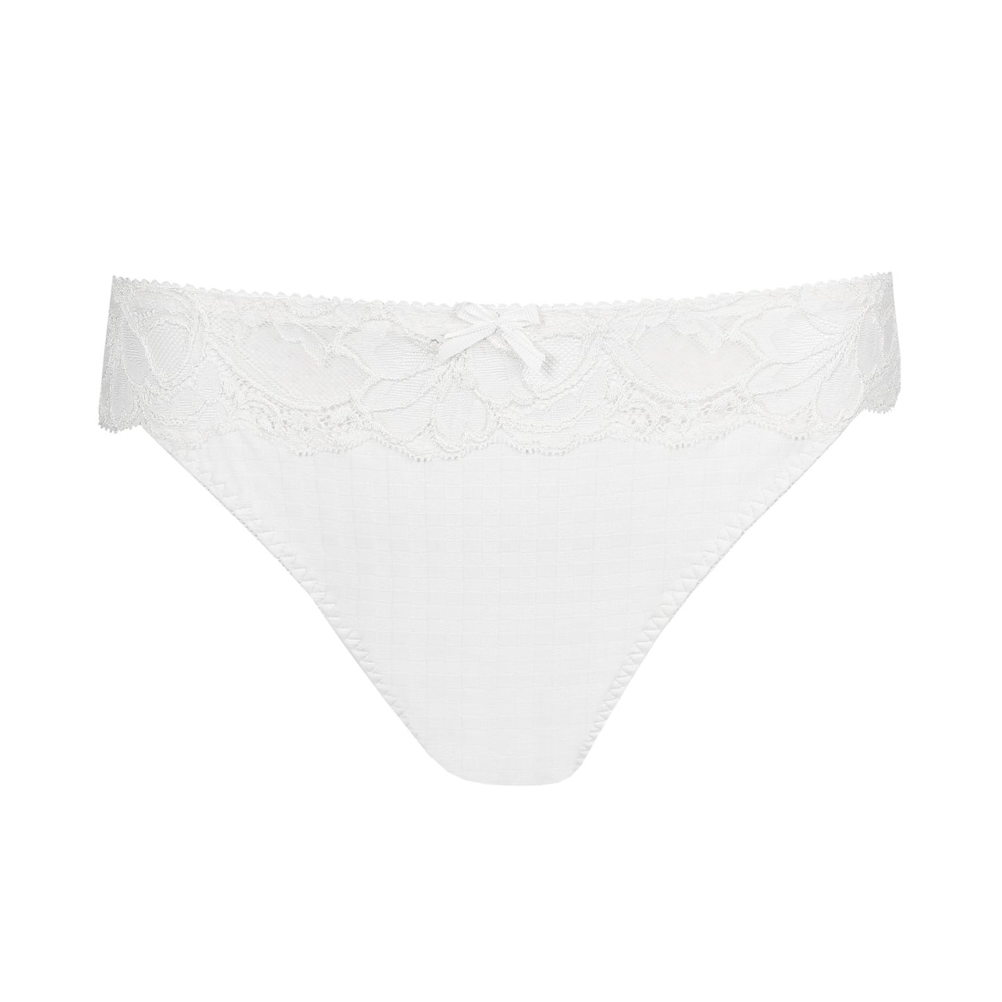 PrimaDonna Madison Thong flat lay in White