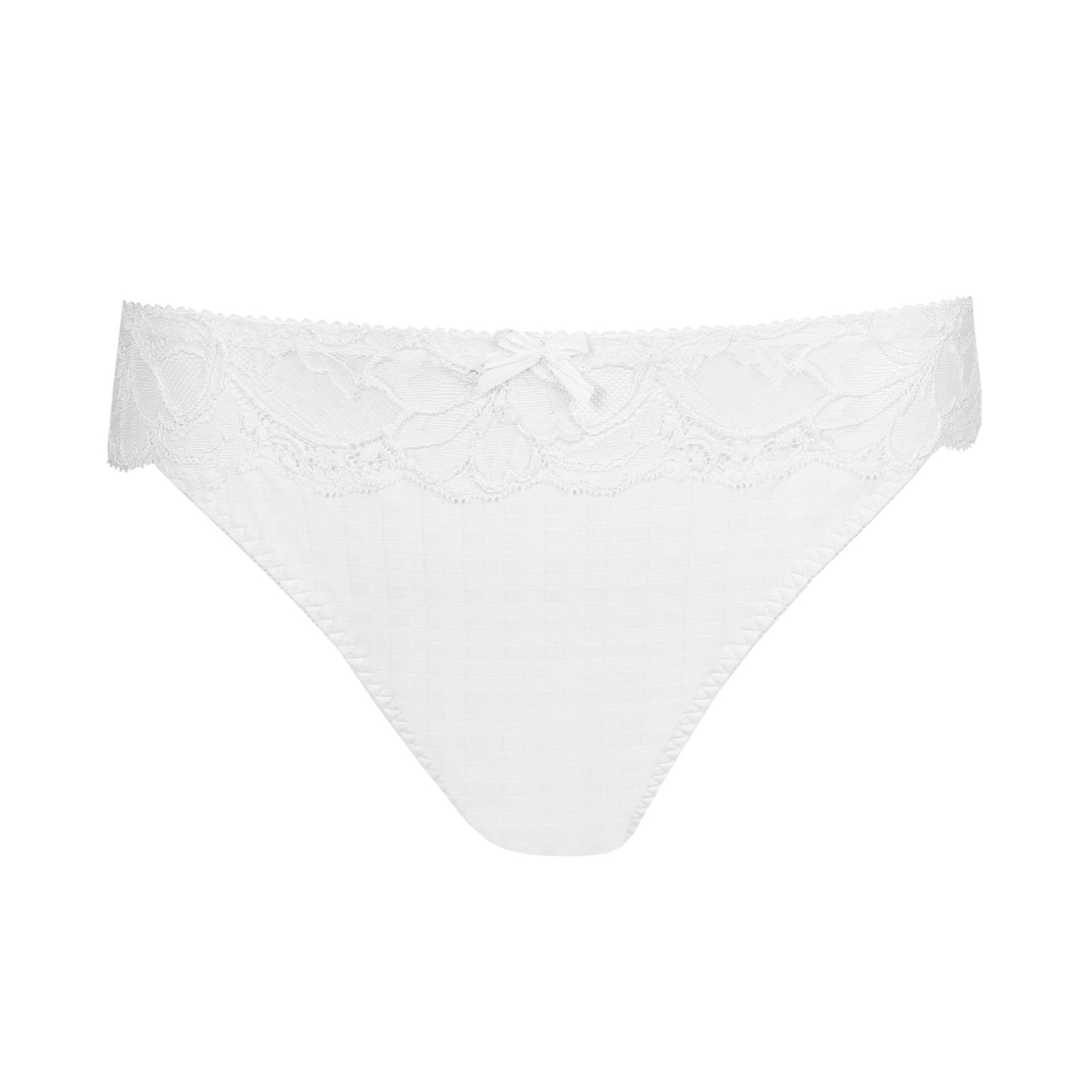 PrimaDonna Madison Thong flat lay in White