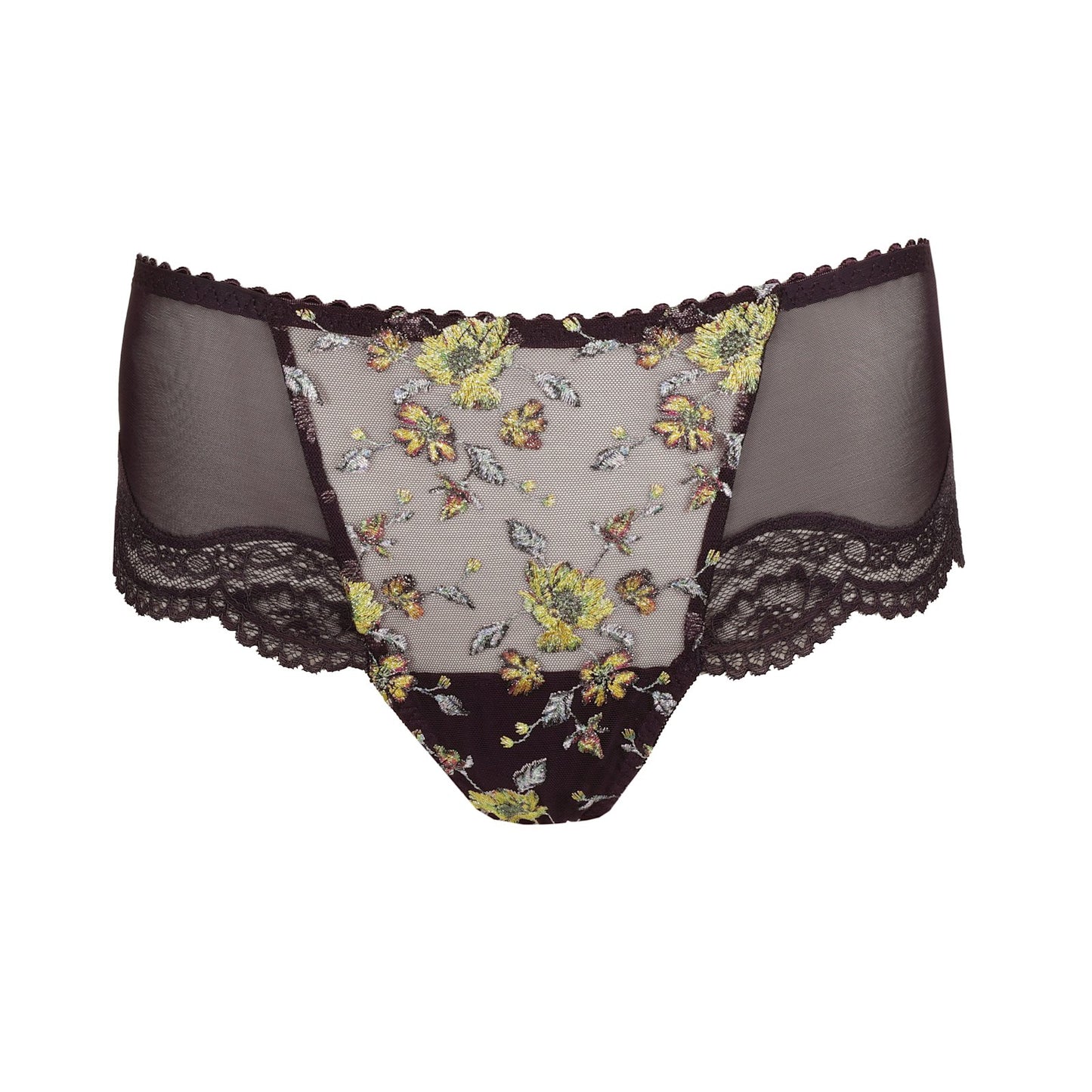 PrimaDonna Malba Luxury Thong flat lay in Amethyst