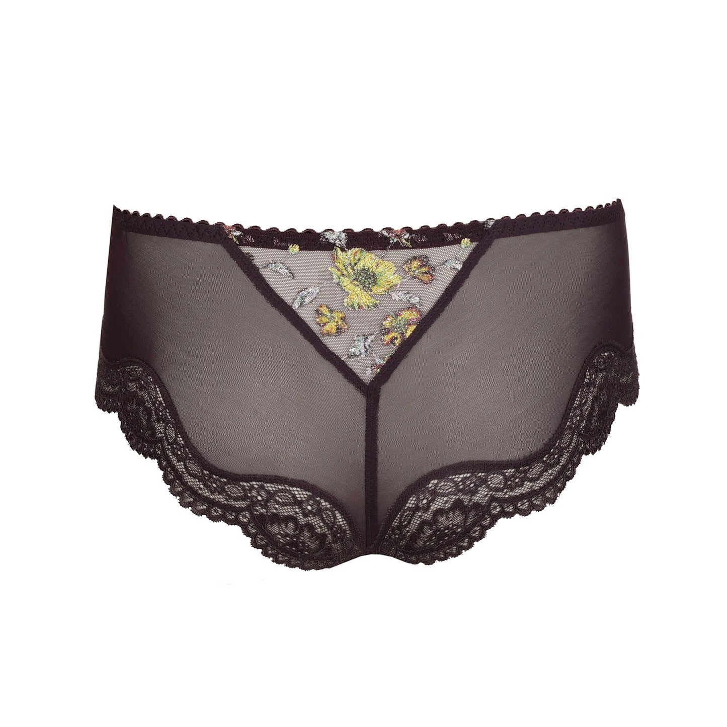 PrimaDonna Malba Luxury Thong flat lay in Amethyst