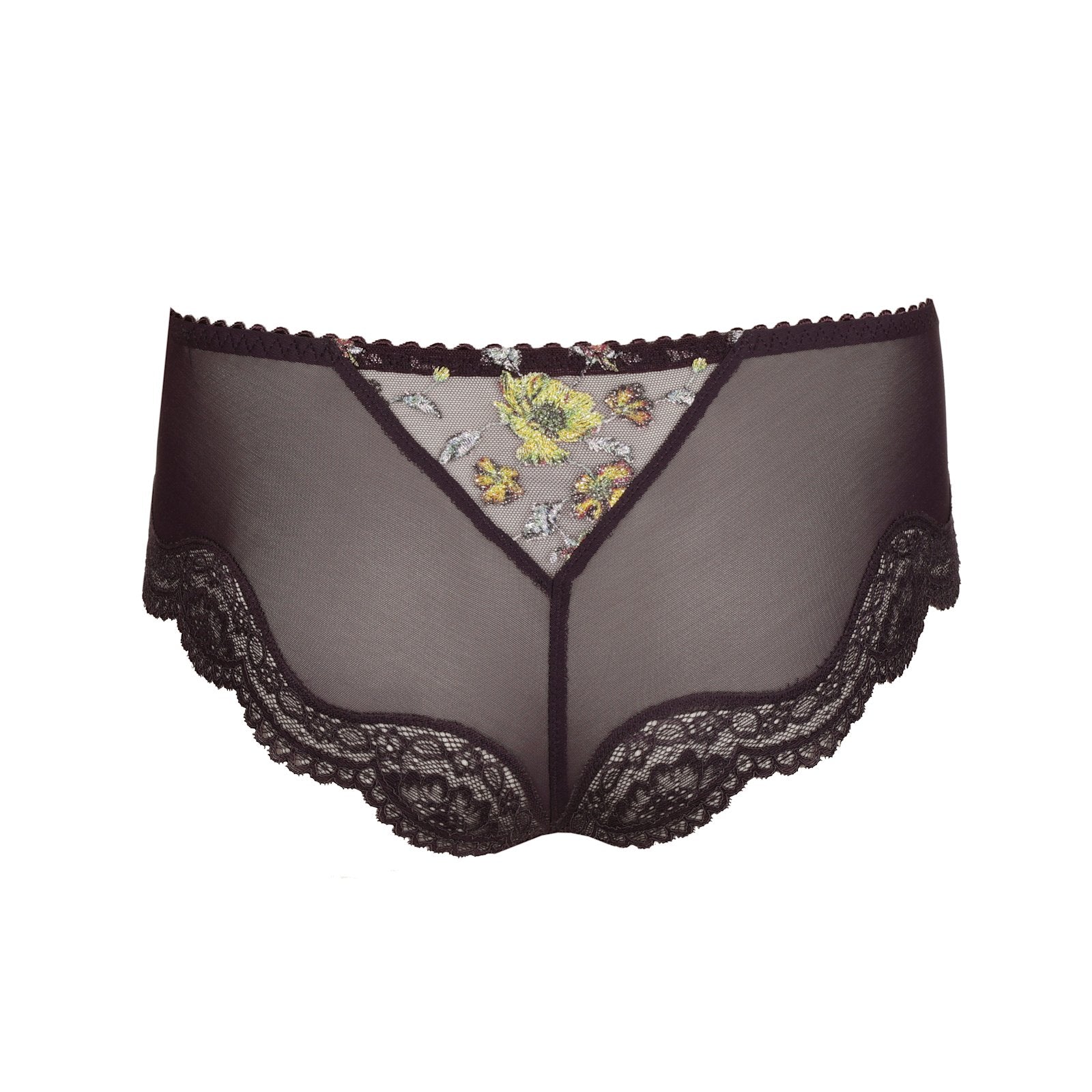 PrimaDonna Malba Luxury Thong flat lay in Amethyst