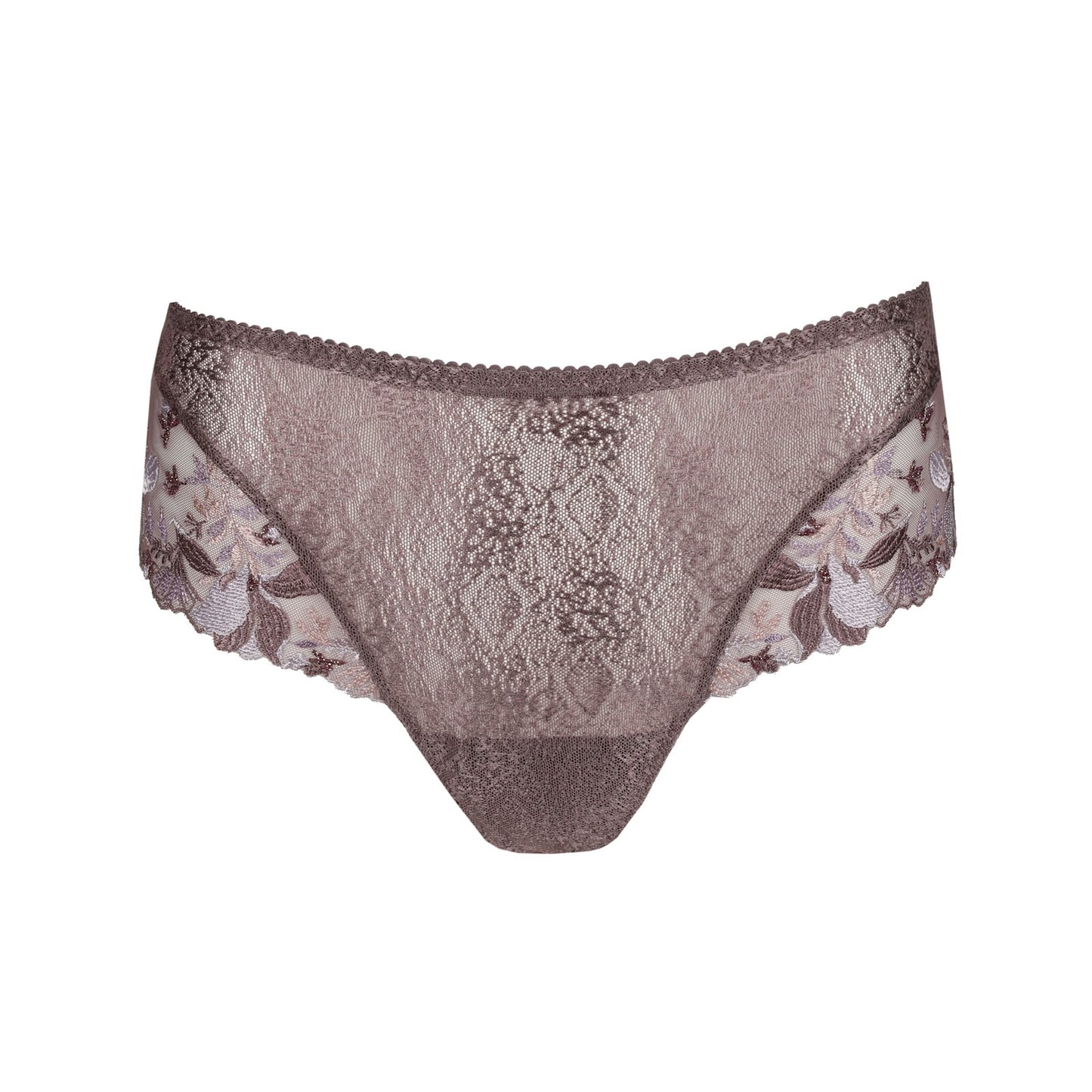 PrimaDonna Mohala Luxury Thong flat lay in Eye Shadow