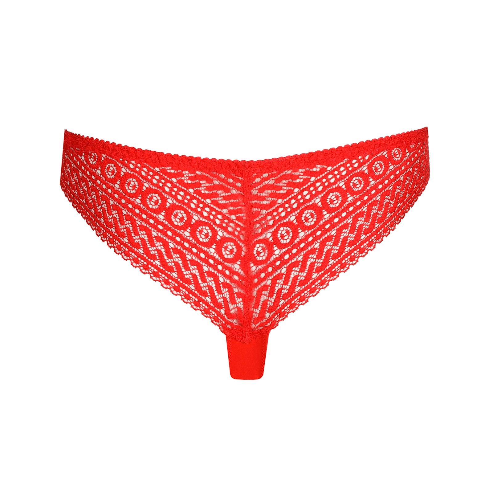 PrimaDonna Montara Thong flat lay in True Red