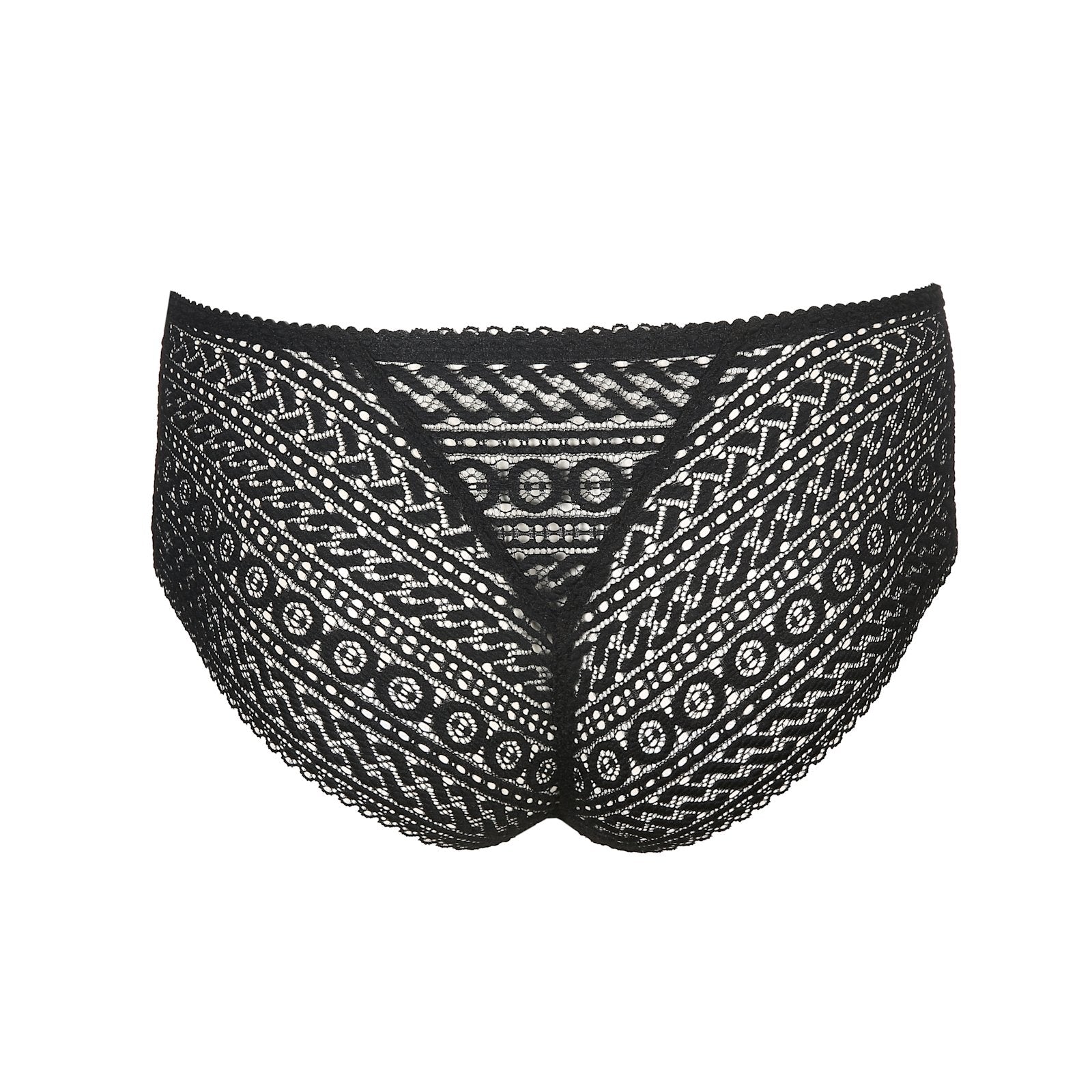PrimaDonna Montara Luxury Thong flat lay in Black