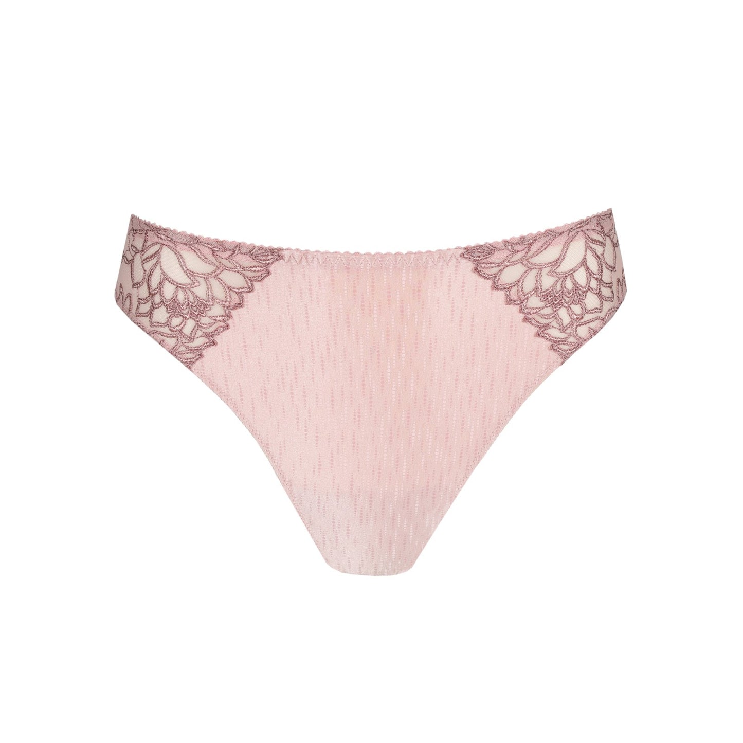 PrimaDonna Monterrey Thong flat lay in Vintage Pink