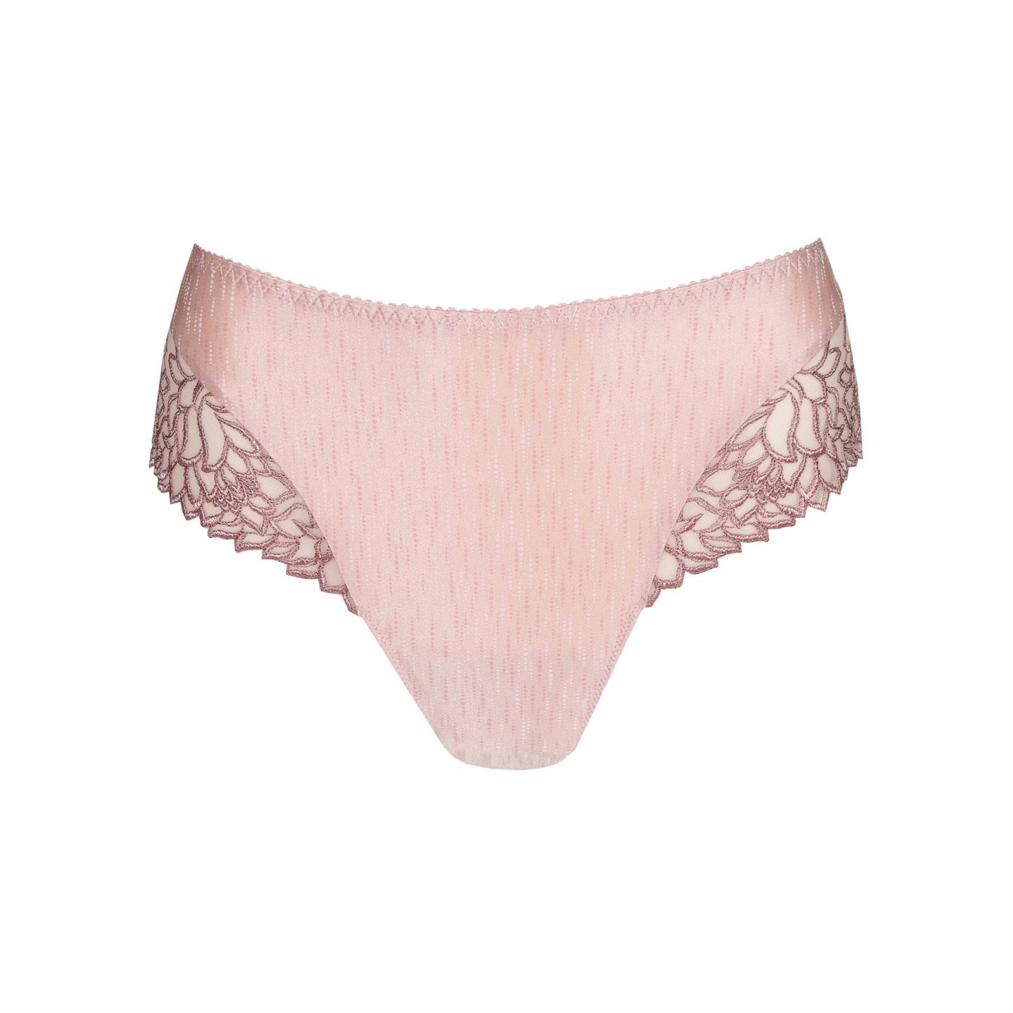 PrimaDonna Monterrey Luxury Thong flat lay in Vintage Pink