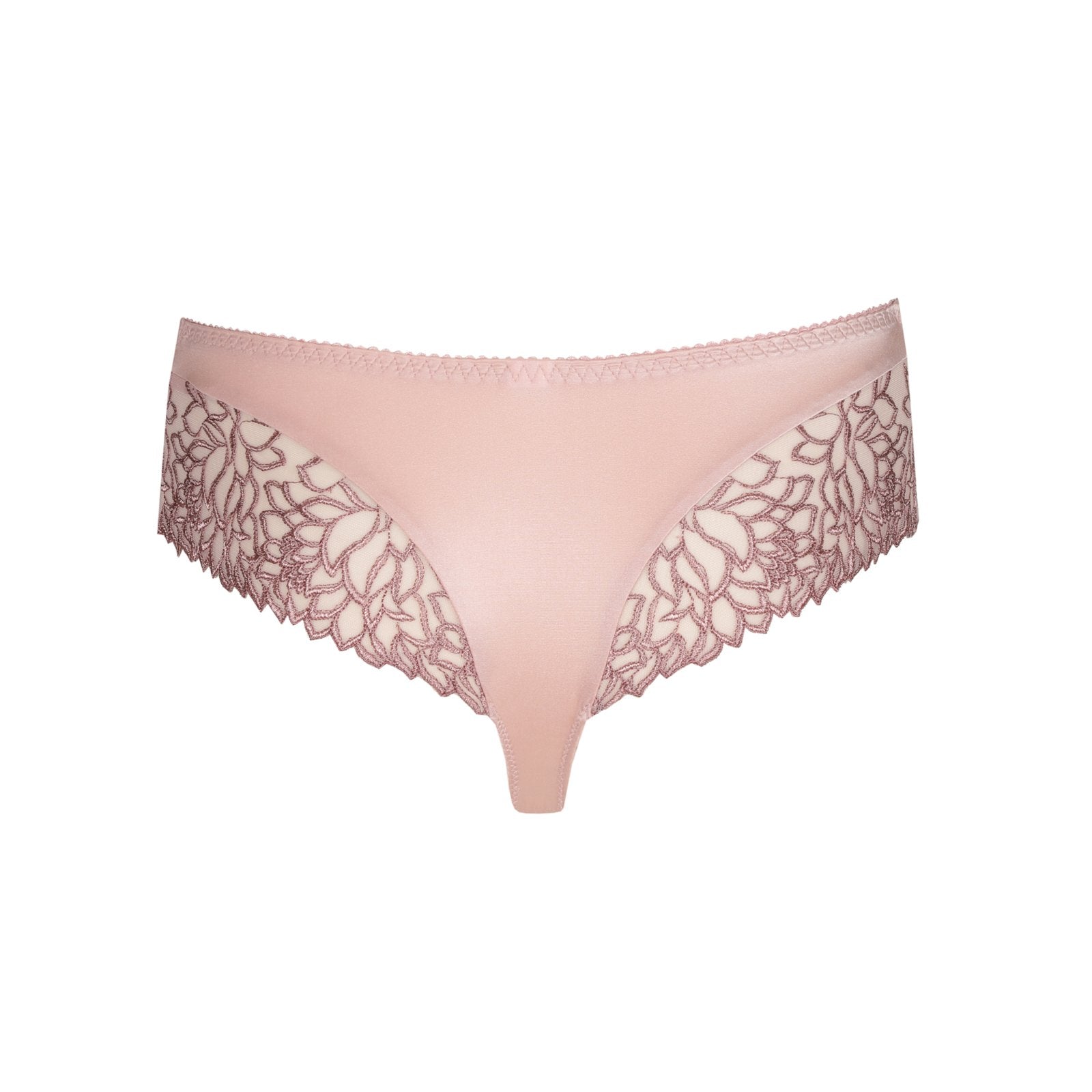 PrimaDonna Monterrey Luxury Thong flat lay in Vintage Pink