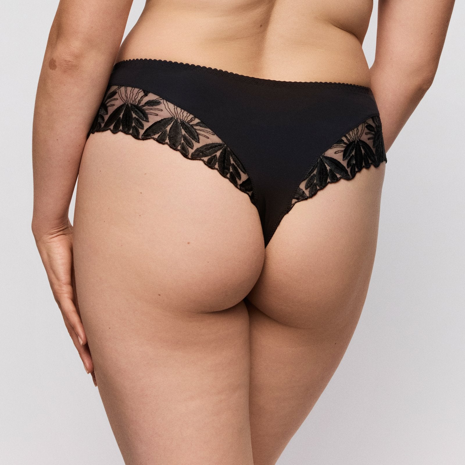 PrimaDonna Orlando Luxury Thong in Charcoal