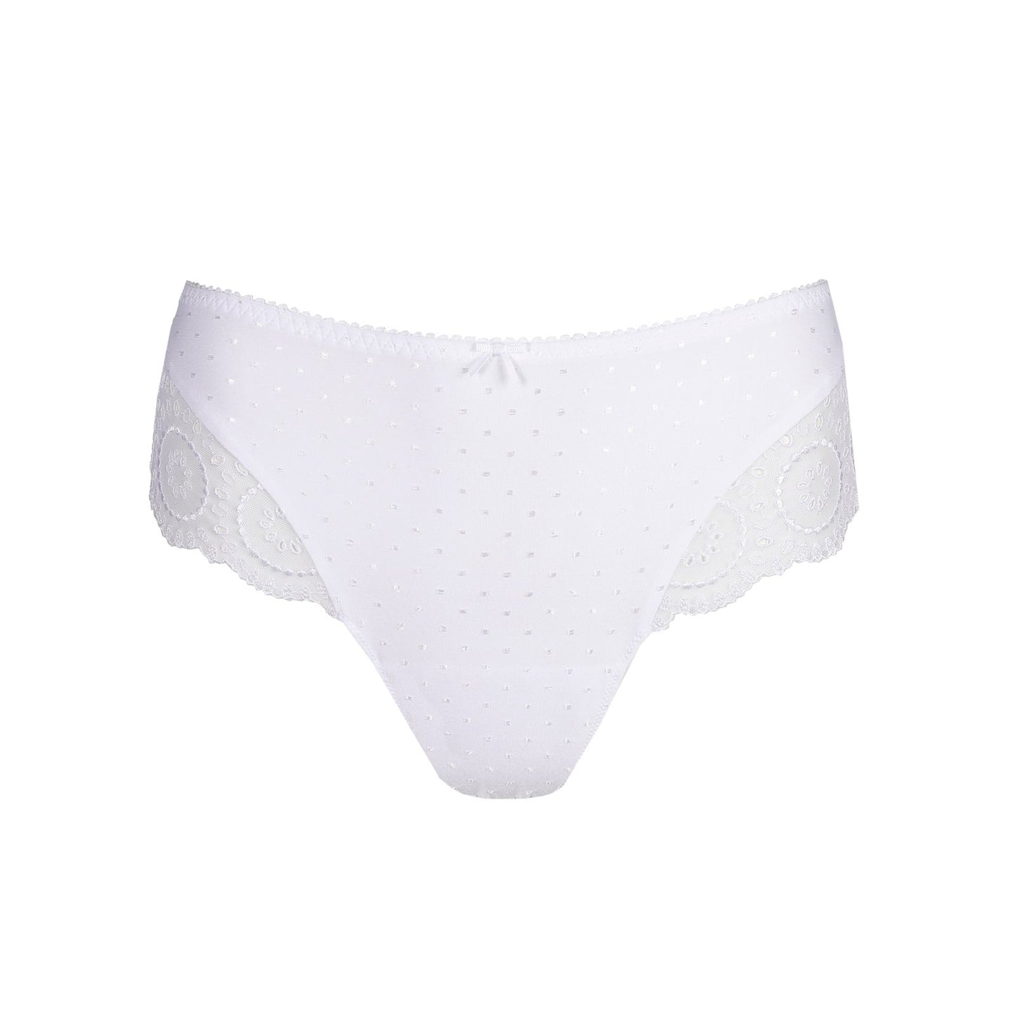 PrimaDonna Osino Luxury Thong flat lay in White
