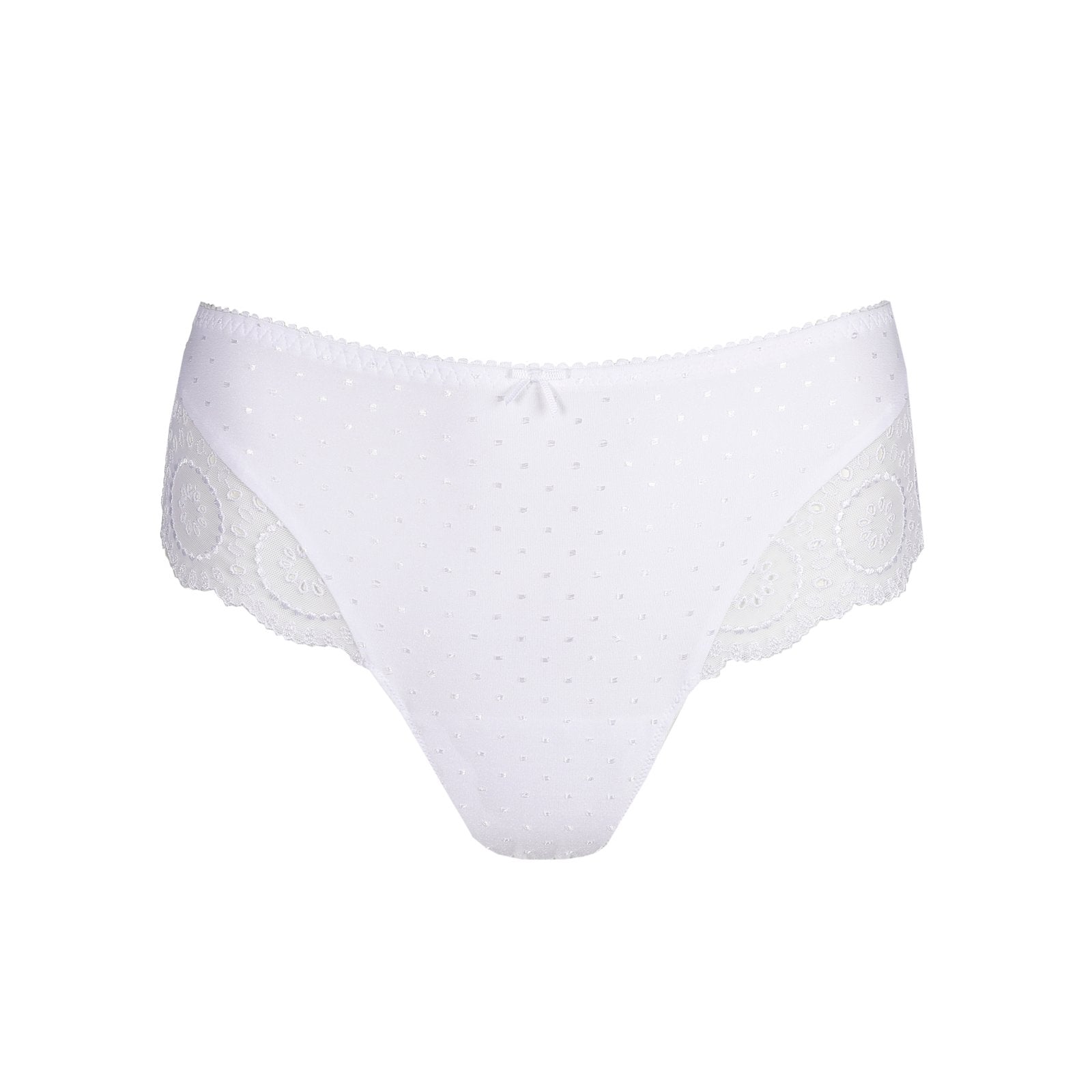 PrimaDonna Osino Luxury Thong flat lay in White