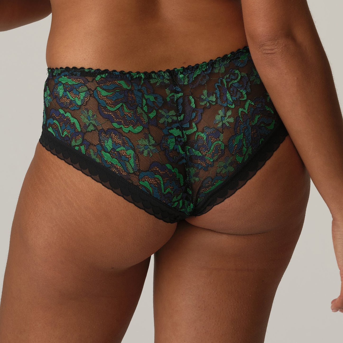 PrimaDonna San Angel Luxury Thong in Peacock Feather