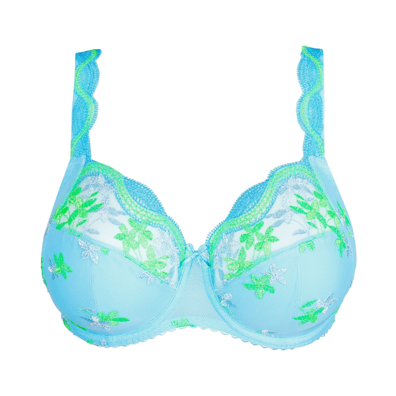 PrimaDonna Cala Luna Full Cup Bra flat lay in Ice Dream