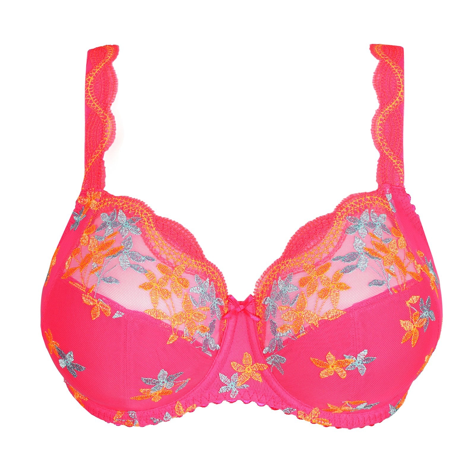 PrimaDonna Cala Luna Full Cup Bra flat lay in Blogger Pink