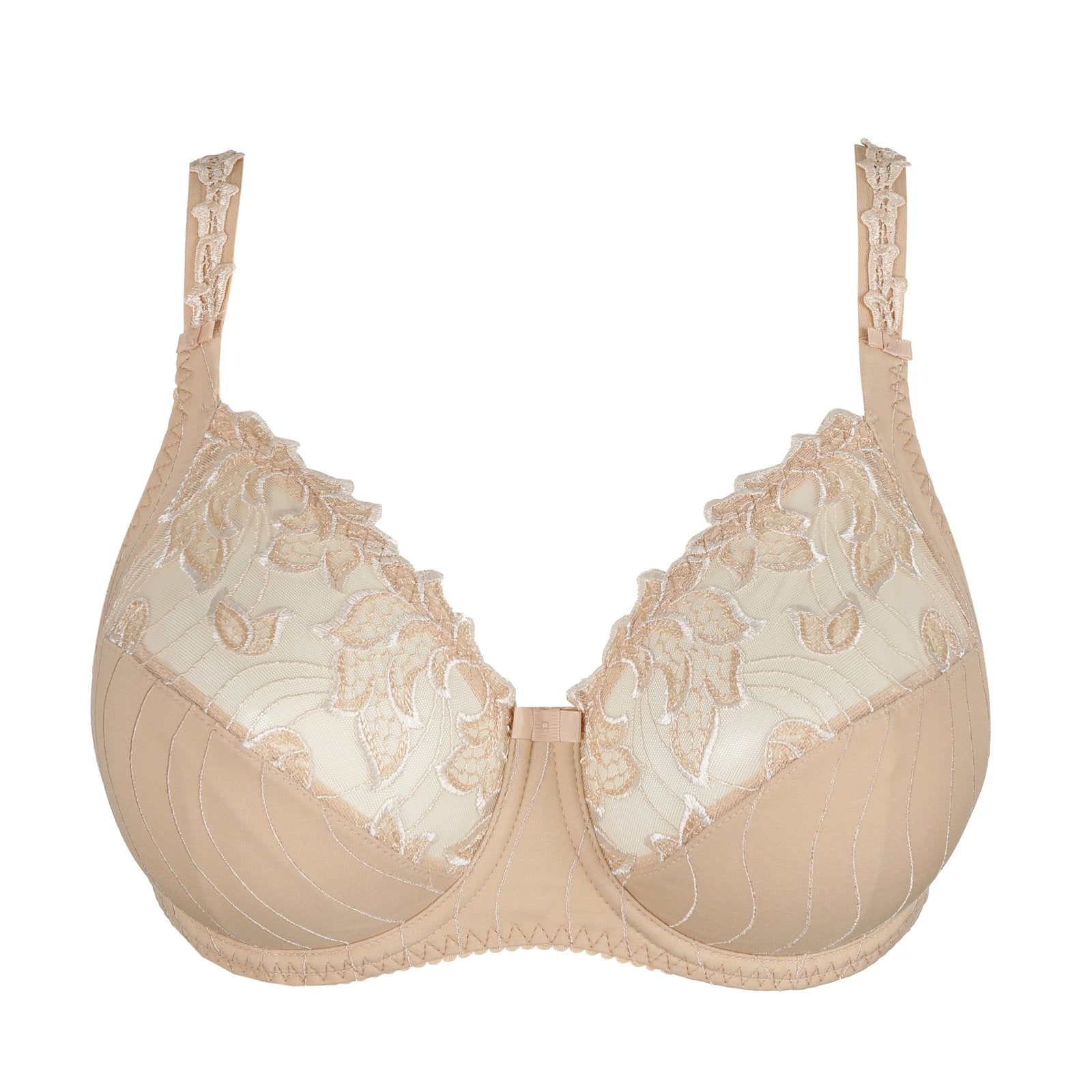 PrimaDonna Deauville Full Cup Bra flat lay in Caffé Latte