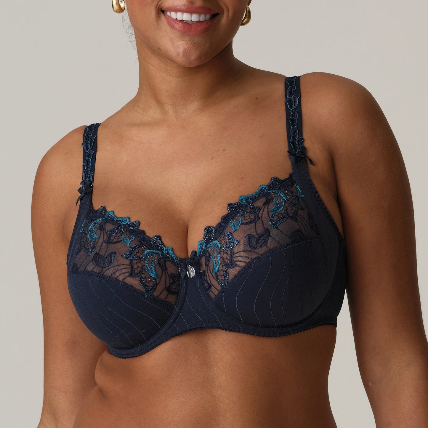 PrimaDonna Deauville Full Cup Bra in Velvet Blue