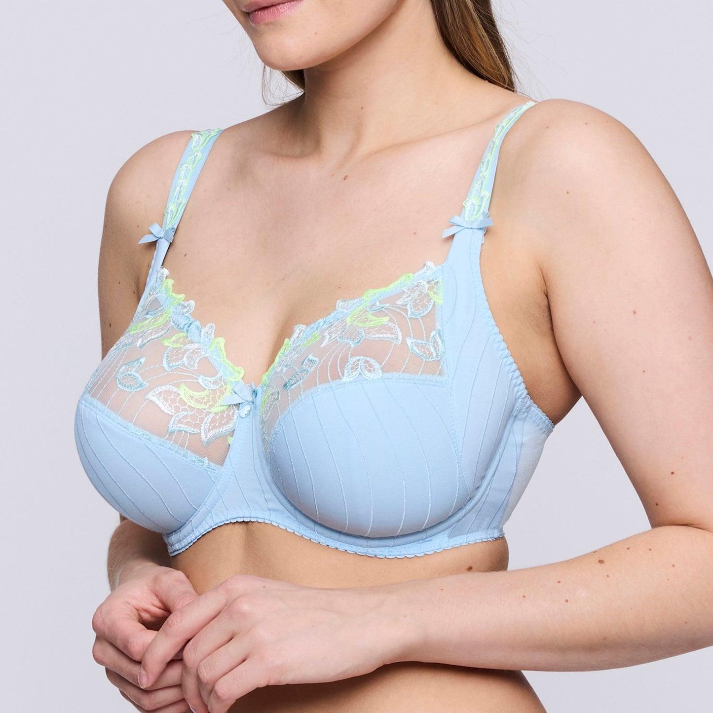 PrimaDonna Deauville Full Cup Bra in Milky Blue