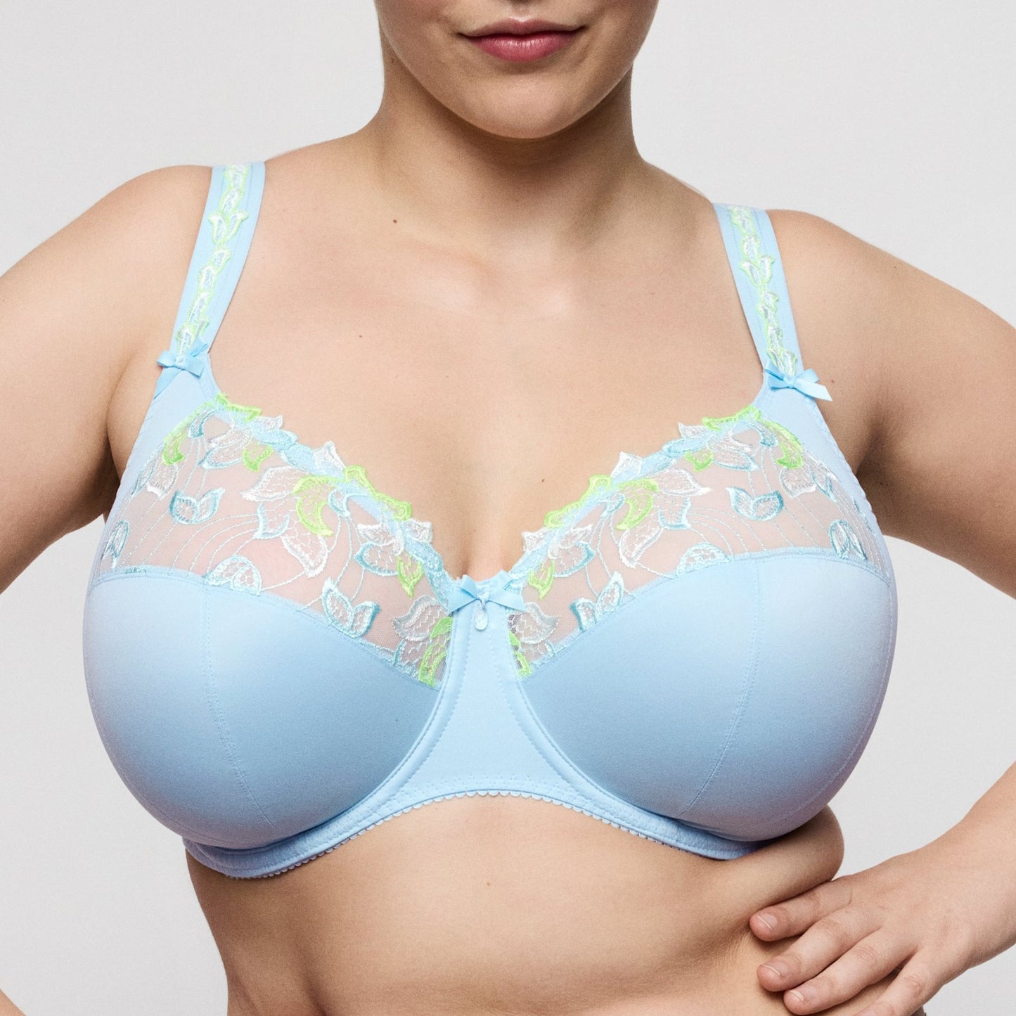 PrimaDonna Deauville Full Cup Bra in Milky Blue