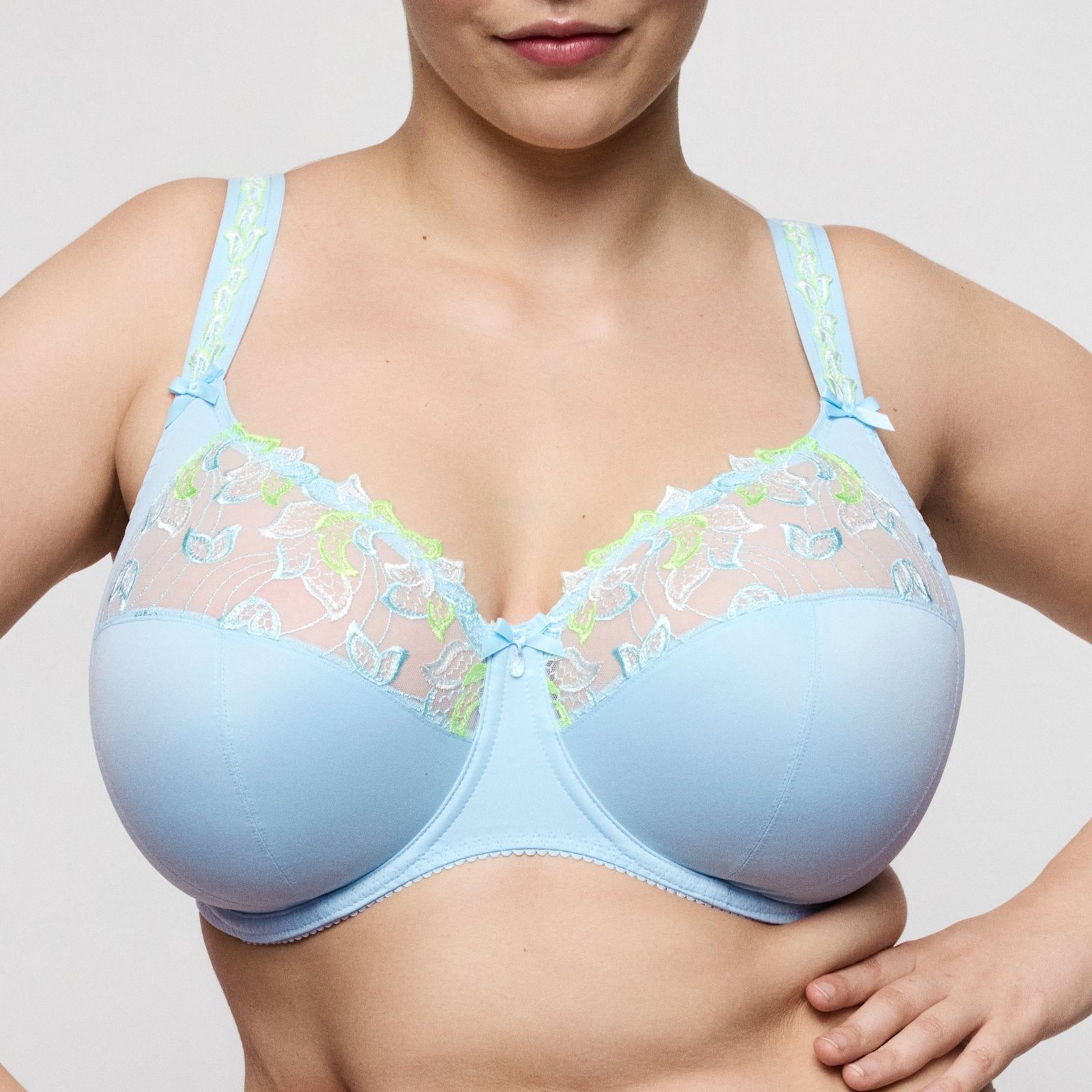 PrimaDonna Deauville Full Cup Bra in Milky Blue