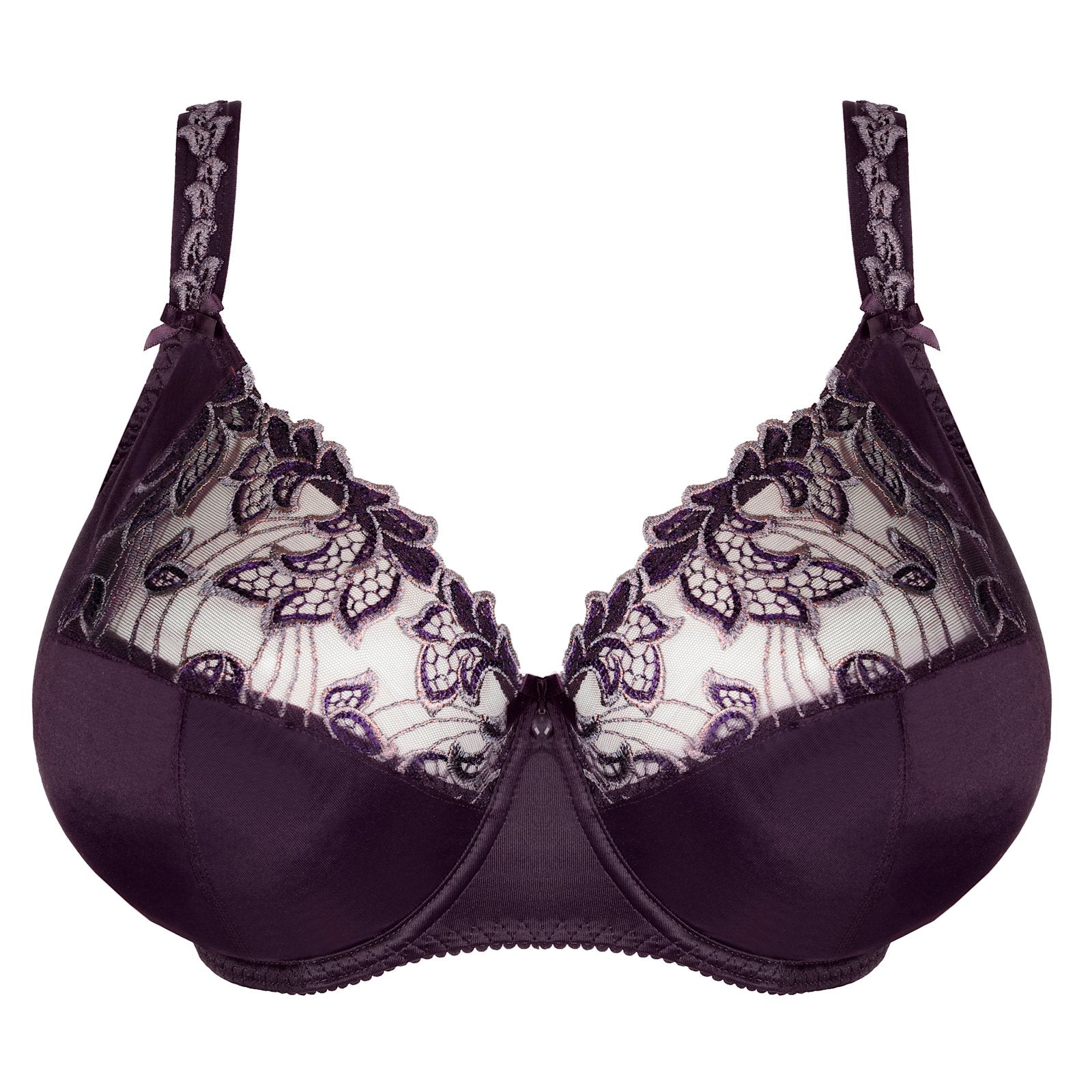 PrimaDonna Deauville Full Cup Bra flat lay in Amethyst Gem