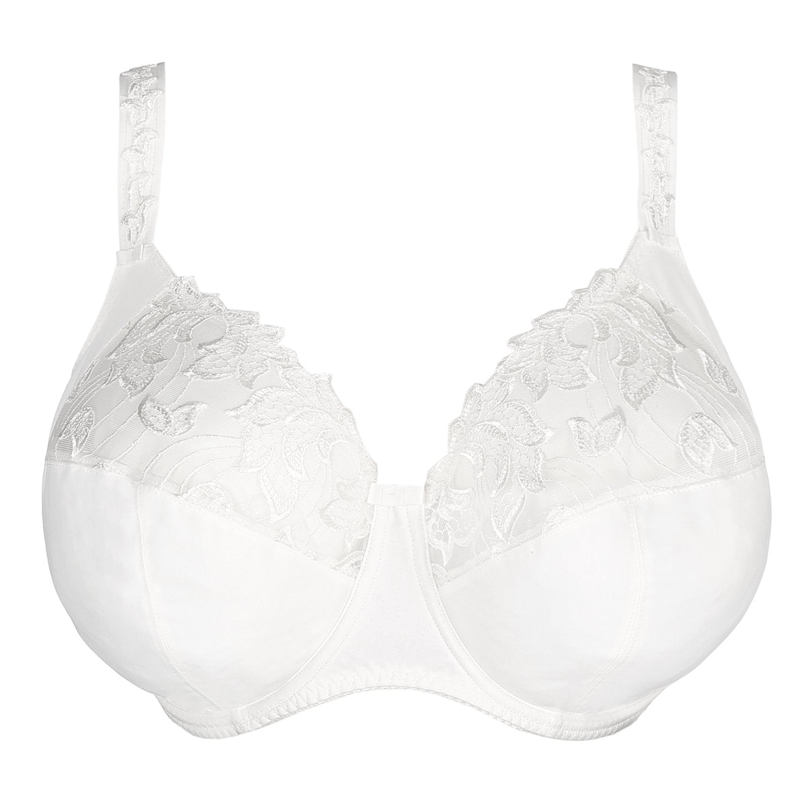 PrimaDonna Deauville Full Cup Bra flat lay in White