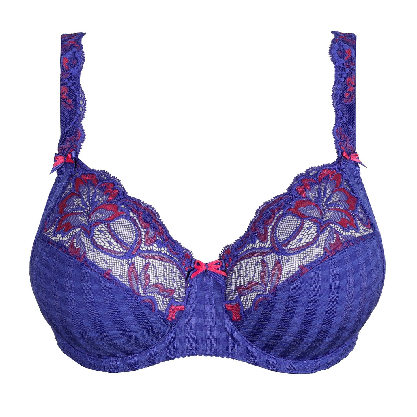 PrimaDonna Madison Full Cup Bra flat lay in Blueberry Kiss