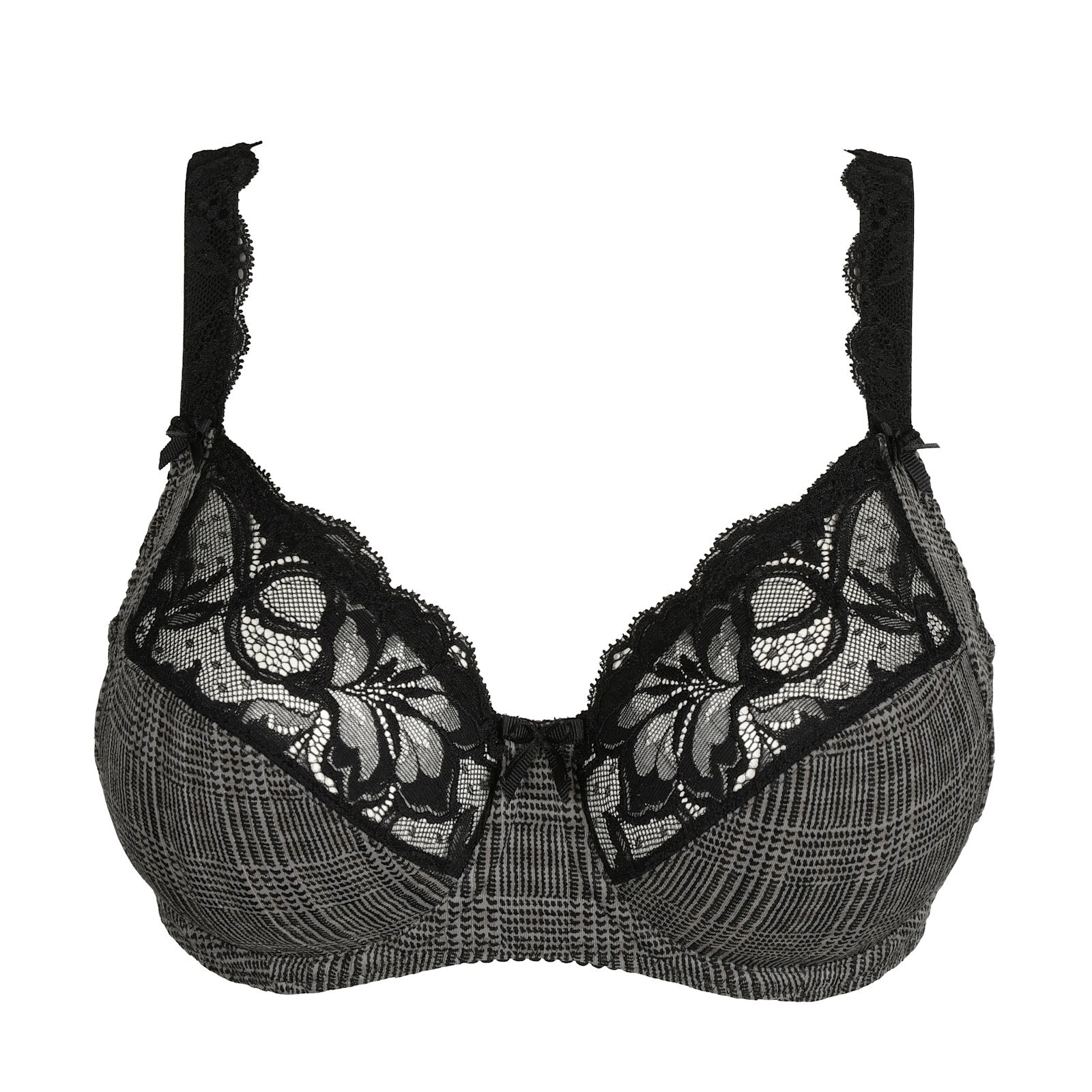 PrimaDonna Madison Full Cup Bra flat lay in Black Tailor