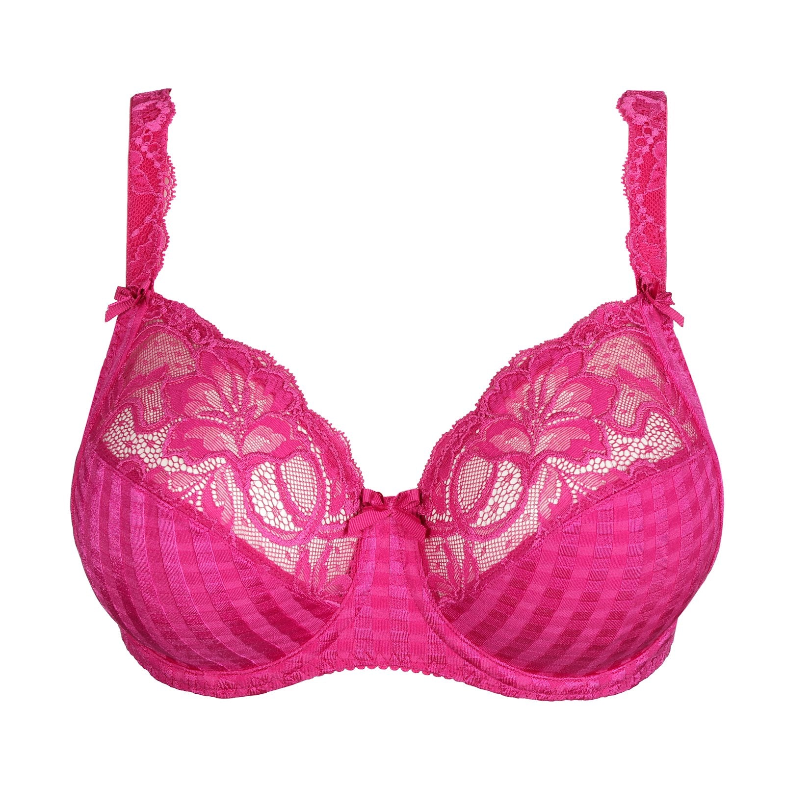 PrimaDonna Madison Full Cup Bra flat lay in Fuchsia Fiesta