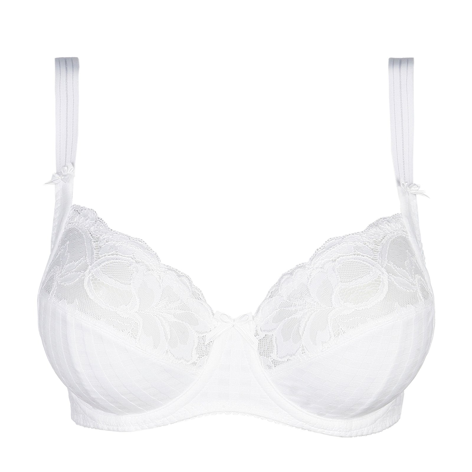 PrimaDonna Madison Full Cup Bra flat lay in White