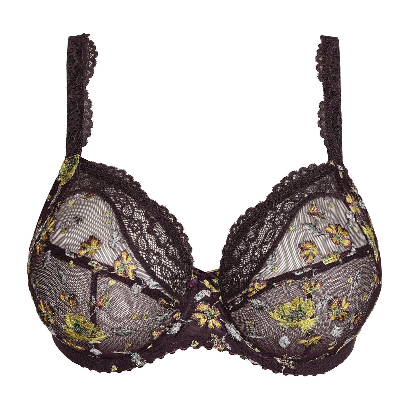 PrimaDonna Malba Full Cup Bra flat lay in Amethyst