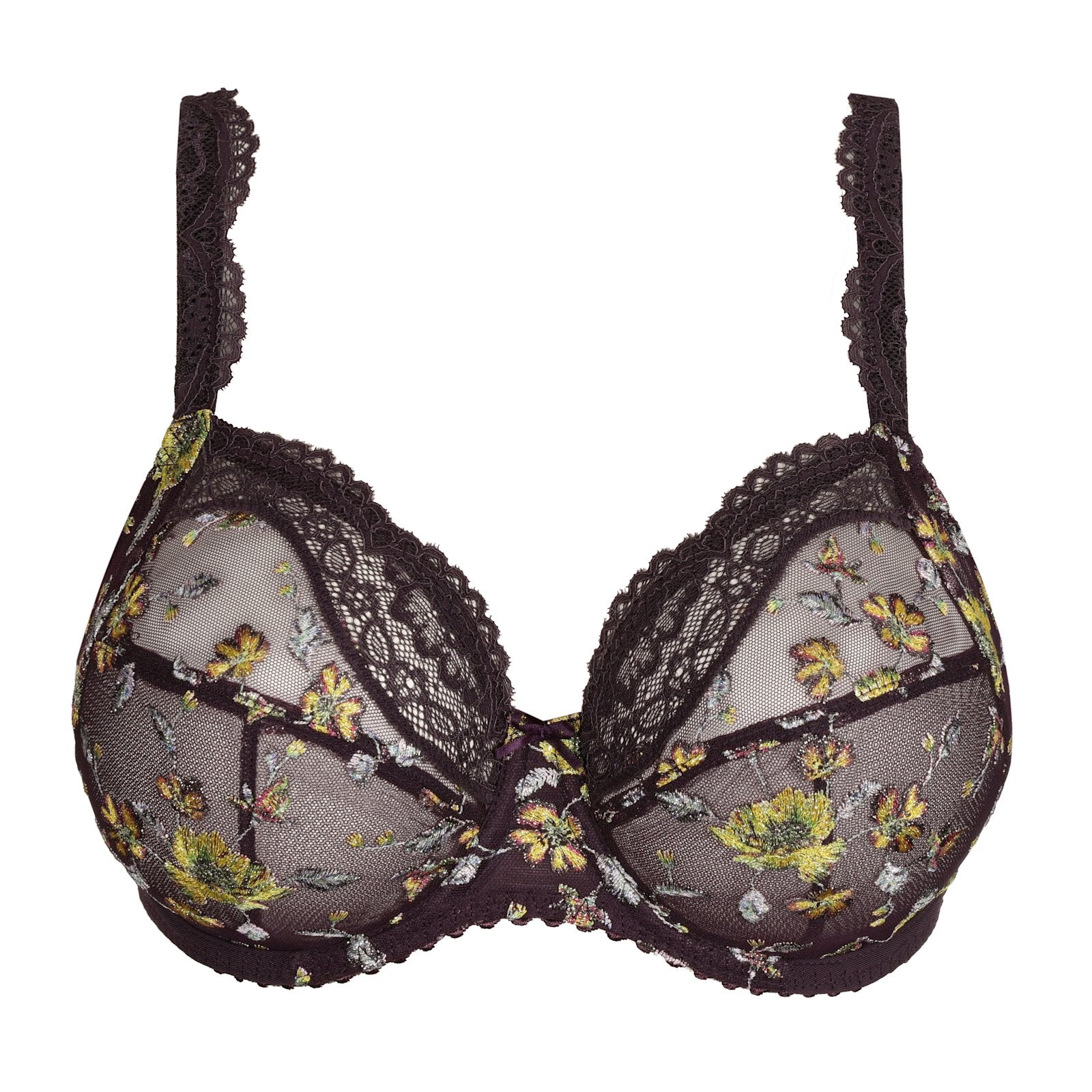 PrimaDonna Malba Full Cup Bra flat lay in Amethyst