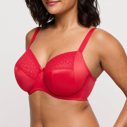 PrimaDonna Montara Full Cup Bra in True Red