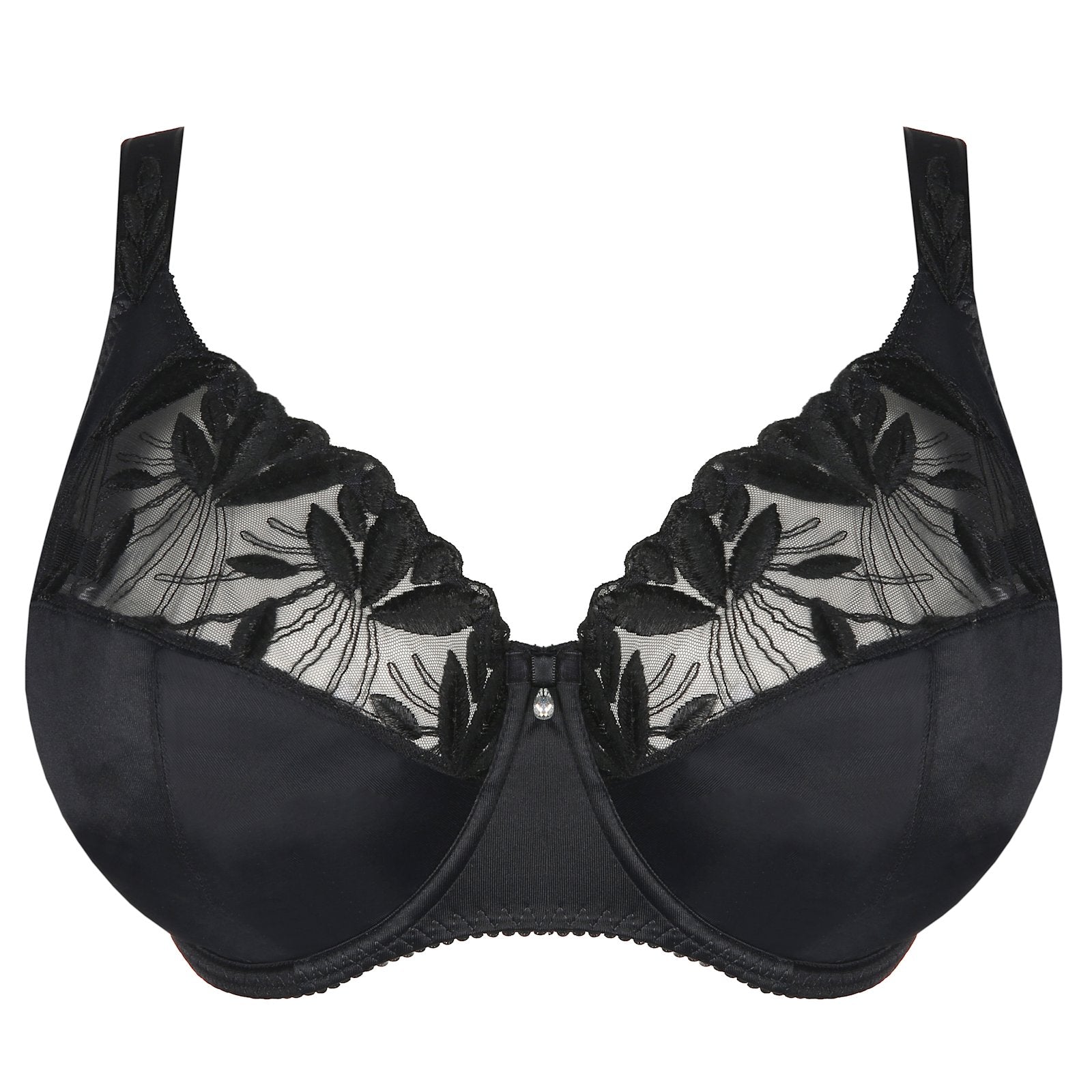 PrimaDonna Orlando Full Cup Bra in Charcoal
