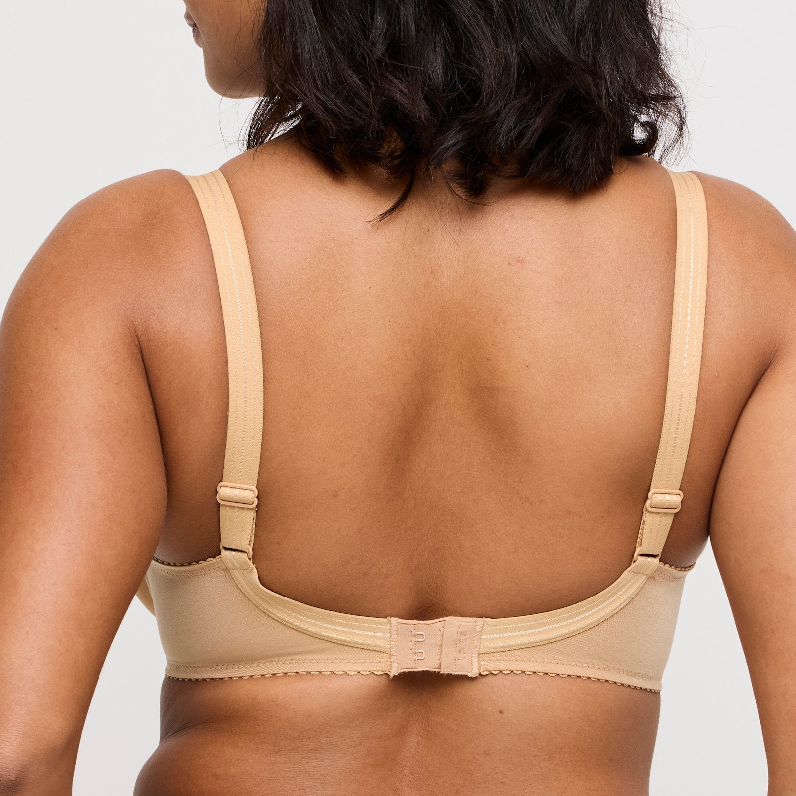 PrimaDonna Satin Padded Full Cup Bra in Cognac
